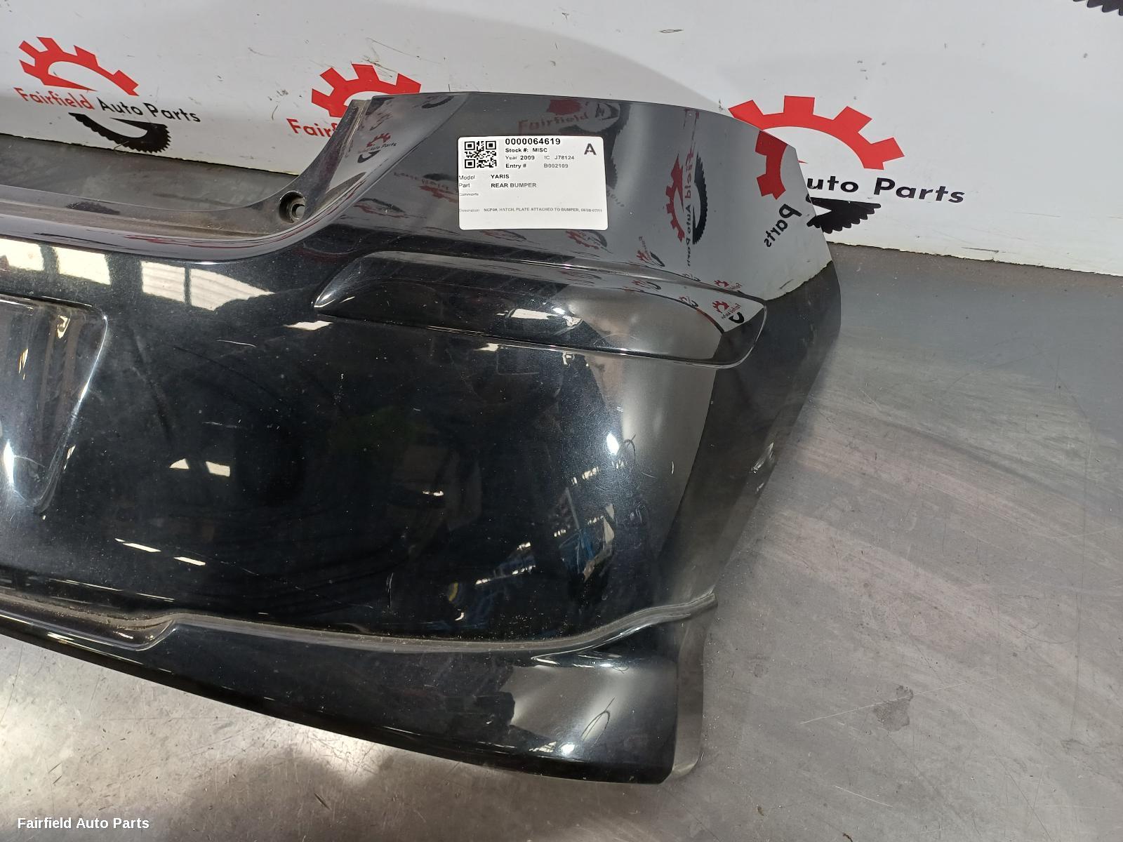 2008-2011 Toyota Yaris Rear Bumper
