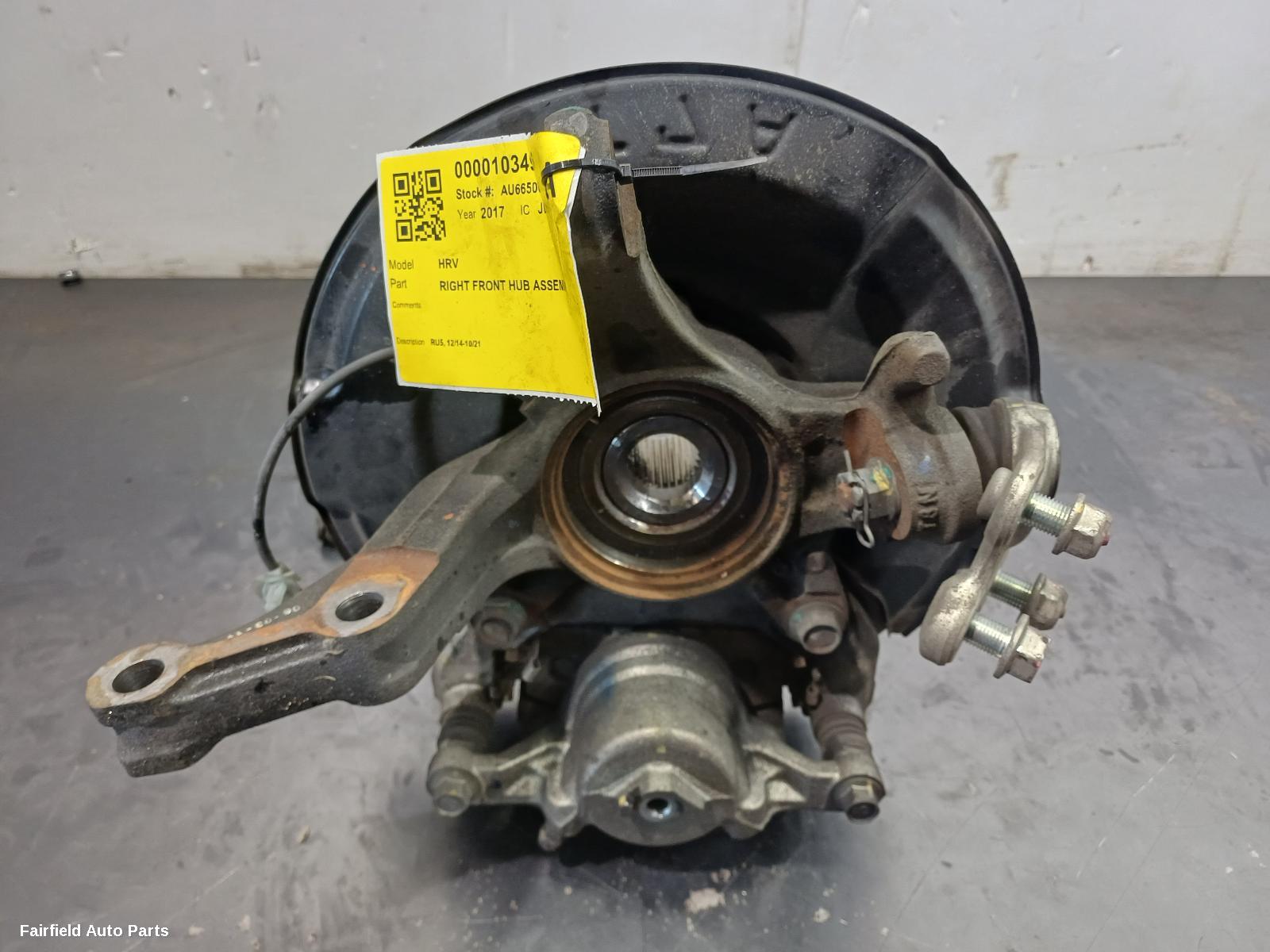 2014-2021 Honda Hrv Right Front Hub Assembly