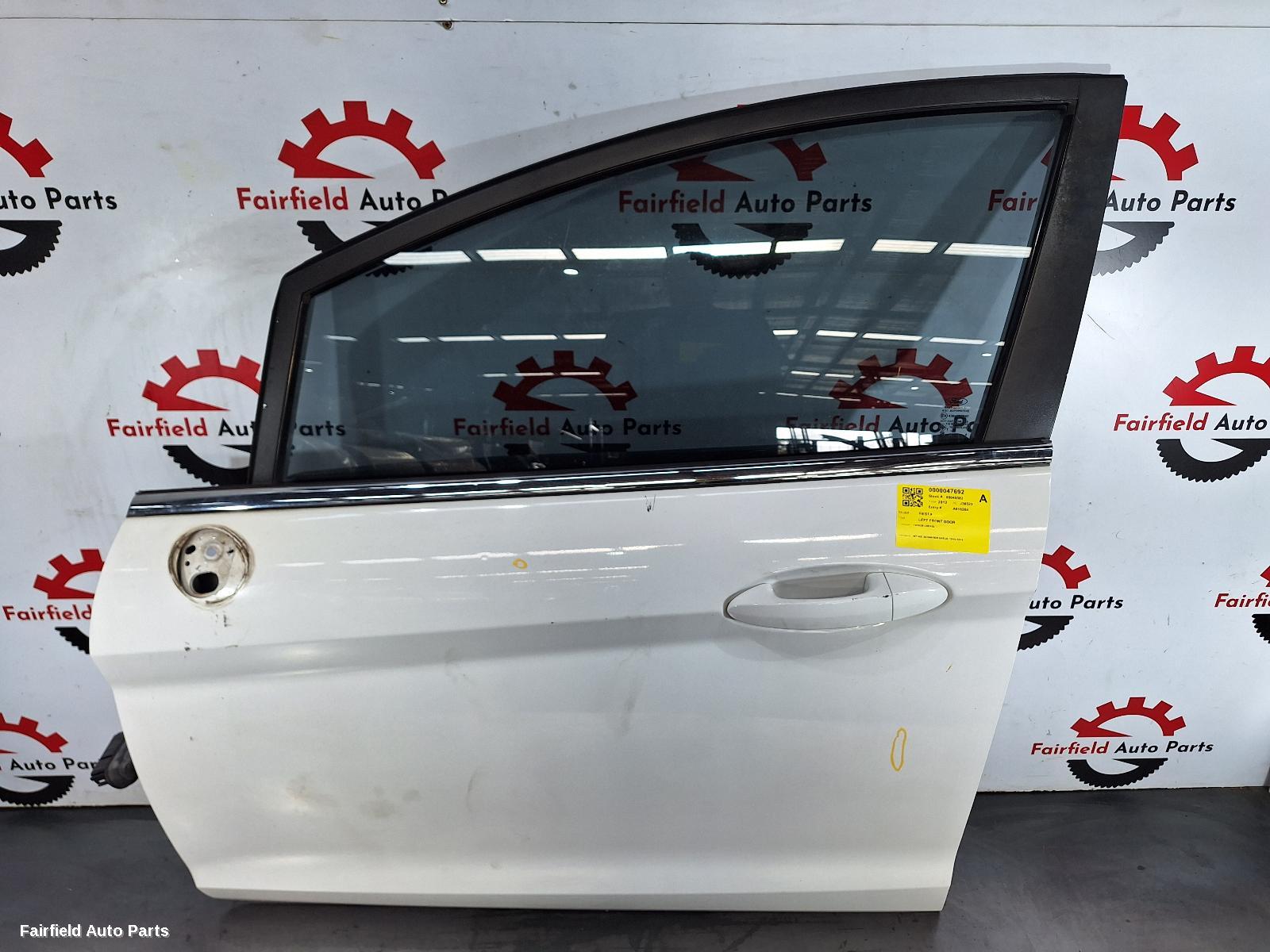 2010-2019 Ford Fiesta Left Front Door