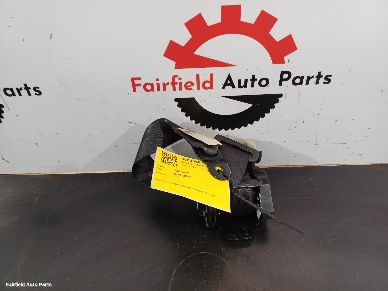 2011-2016 Jeep Compass Seatbelt Stalk