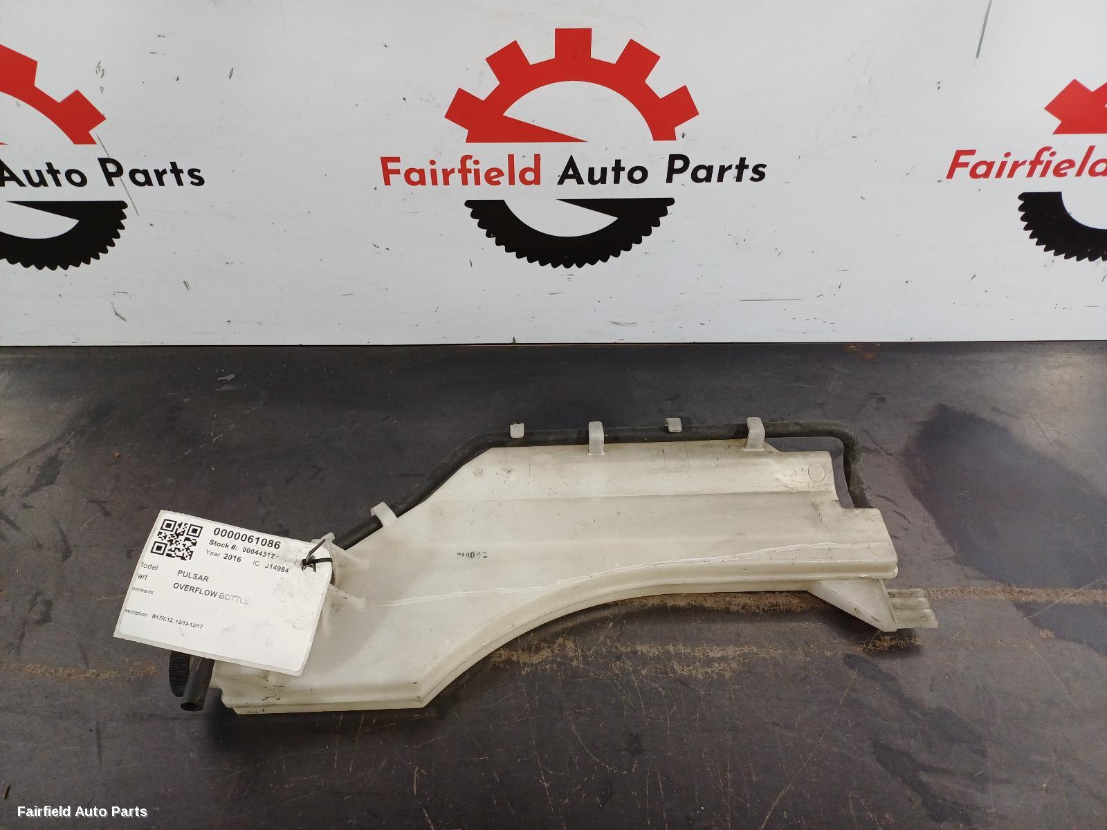 2012-2017 Nissan Pulsar Overflow Bottle