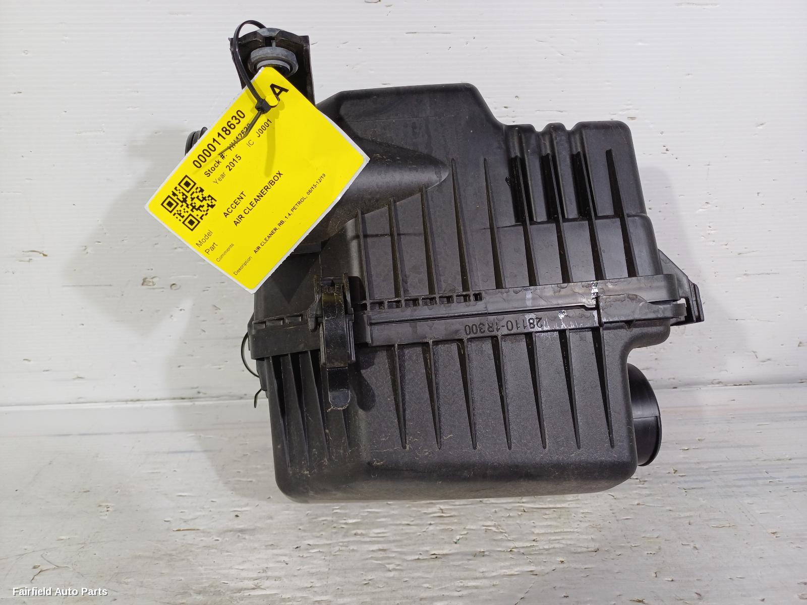 2015-2019 Hyundai Accent Air Cleaner Box