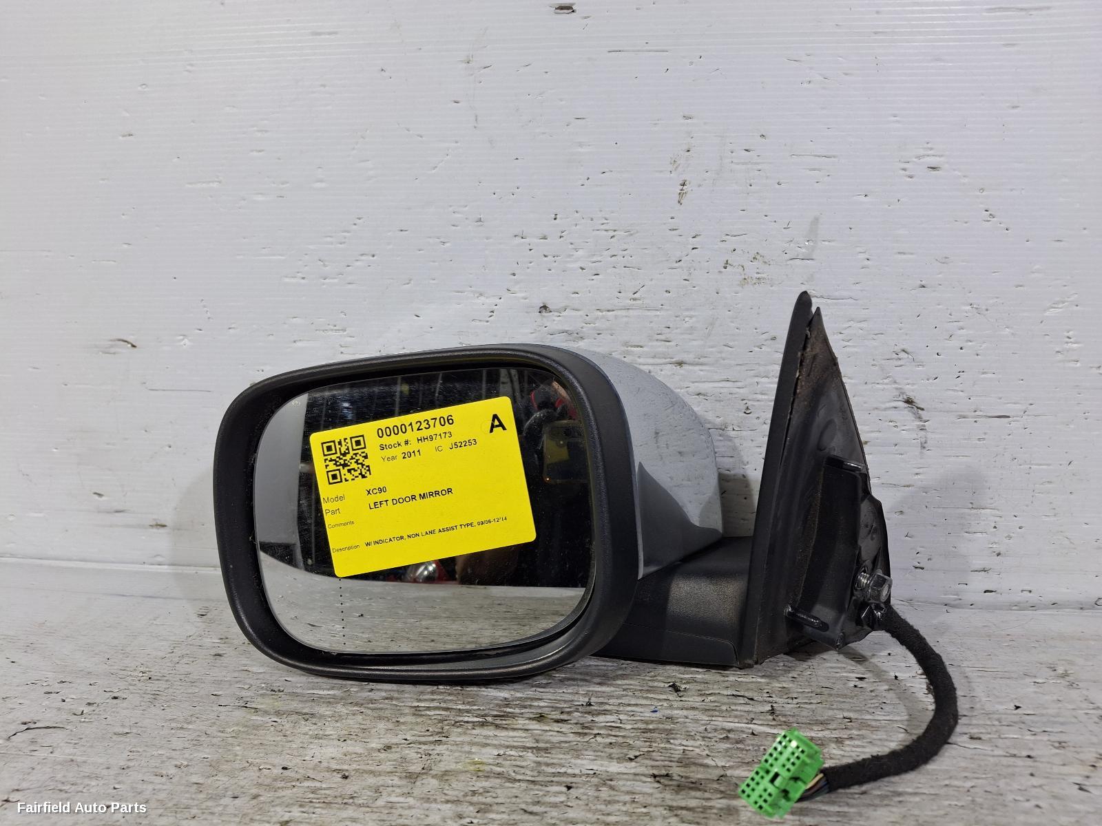 2006-2014 Volvo Xc90 Left Door Mirror