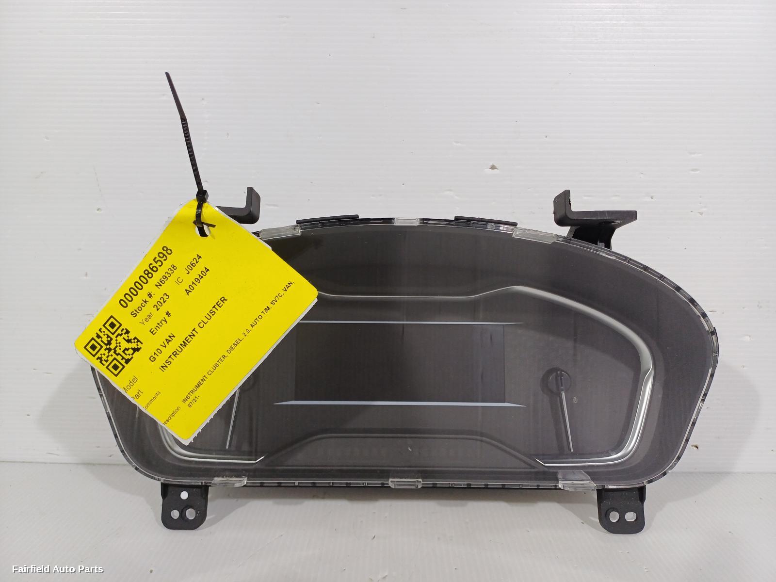 2021-2025 Ldv G10 Instrument Cluster