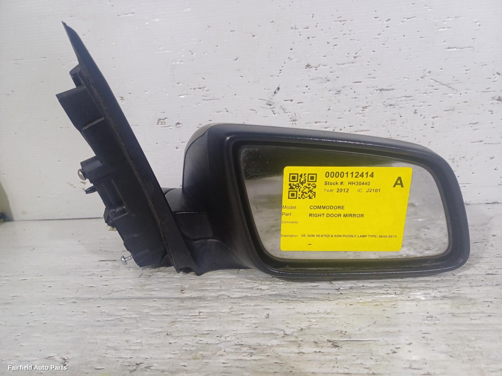 2006-2013 Holden Commodore Right Door Mirror