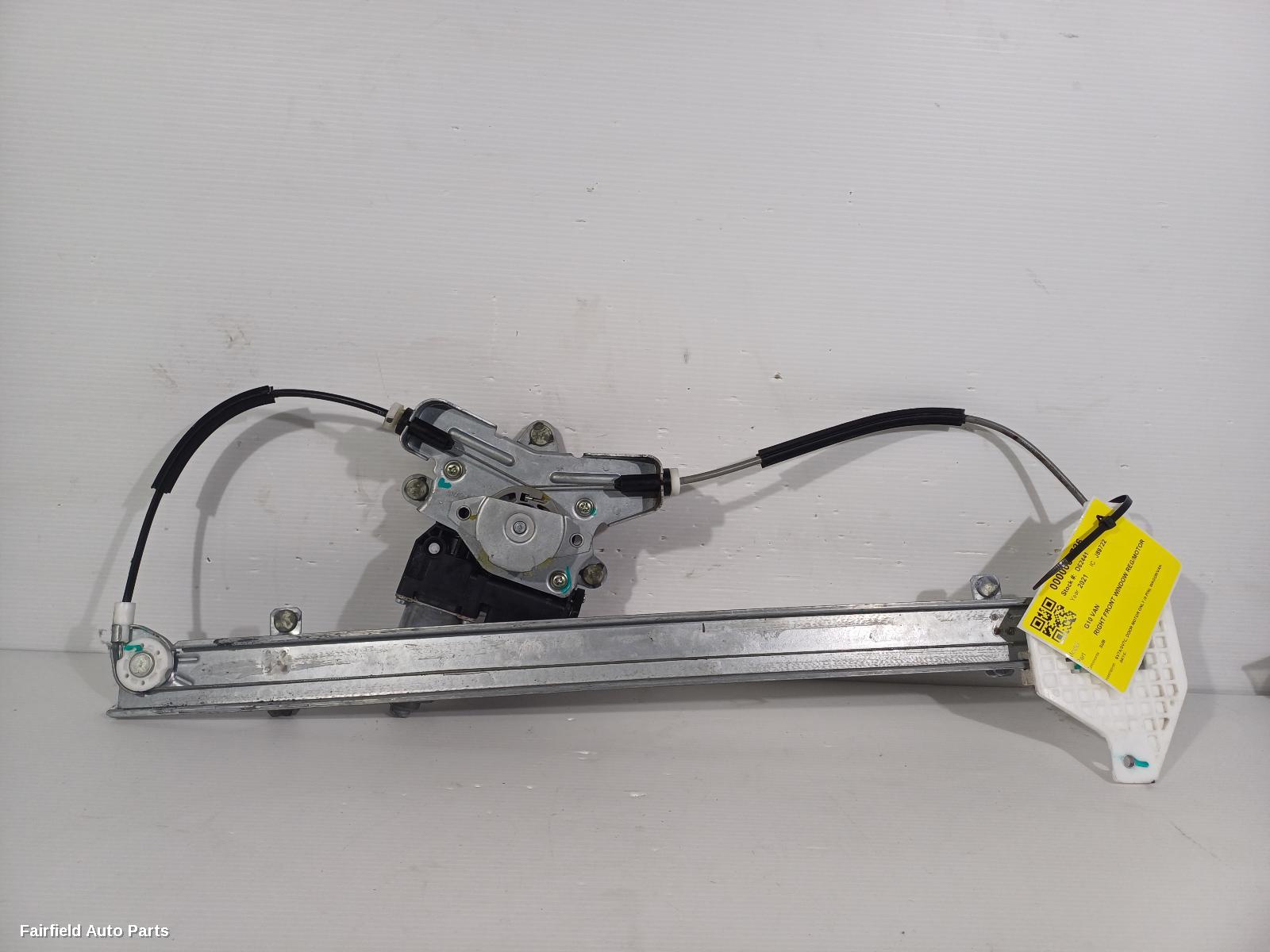 2015-2025 Ldv G10 Right Front Window Reg Motor
