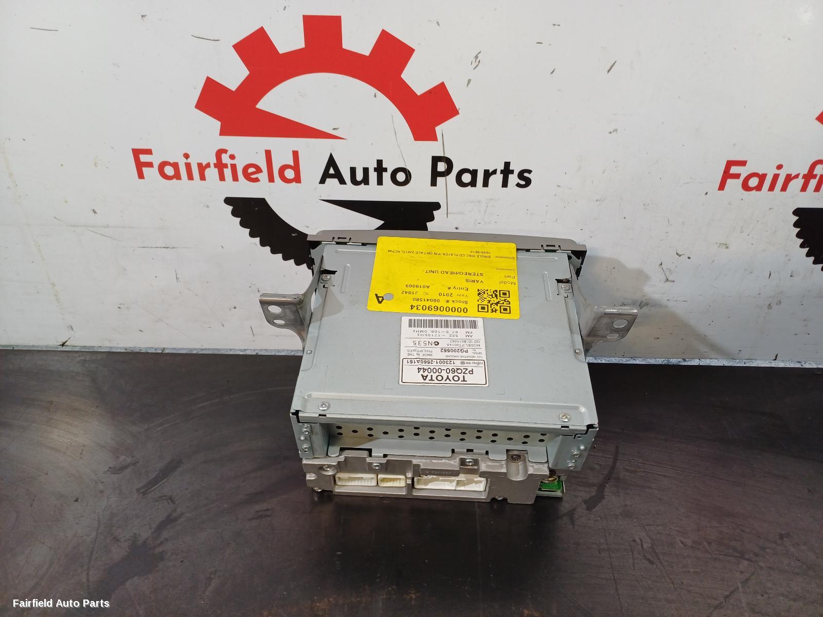 2005-2016 Toyota Yaris Radio Cd Dvd Sat Tv
