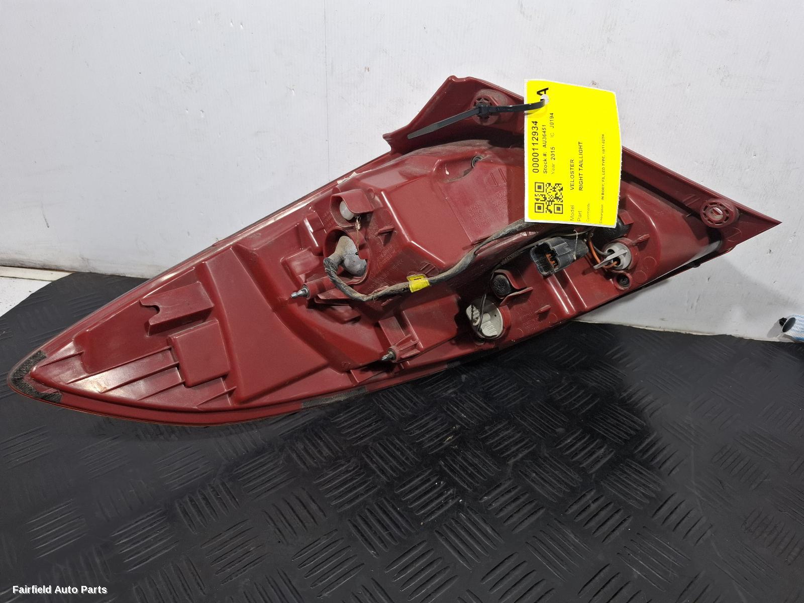 2011-2018 Hyundai Veloster Right Taillight