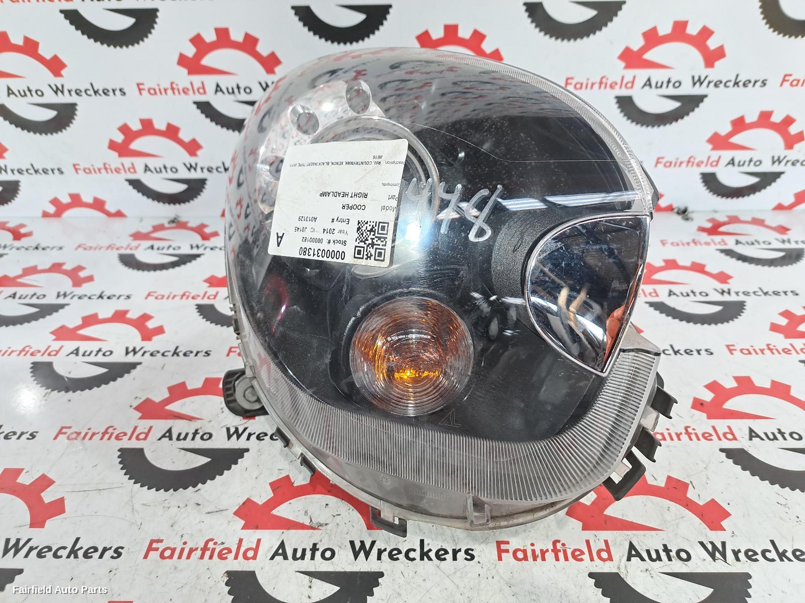 2007-2015 Mini Cooper Right Headlamp