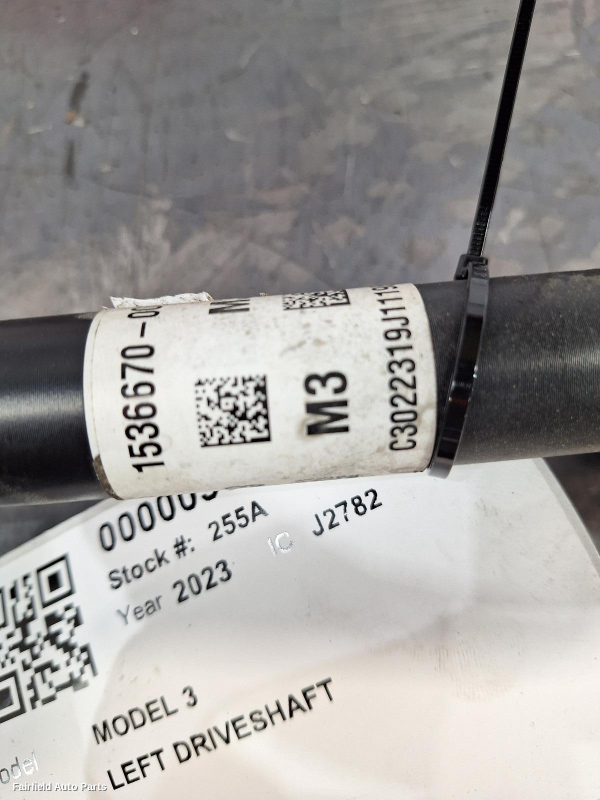 2019-2024 Tesla Model 3 Left Driveshaft