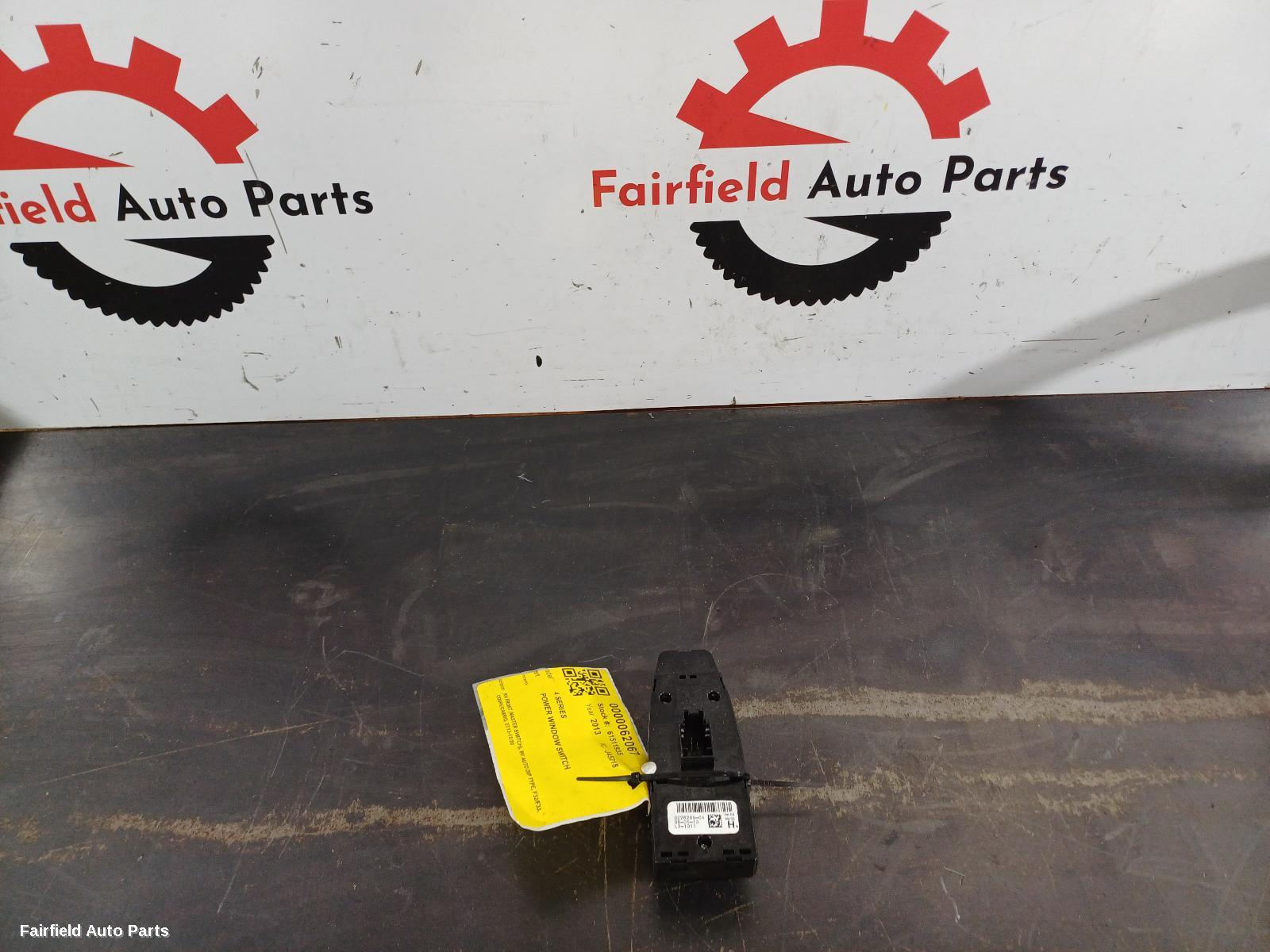 2013-2020 Bmw 4 Series Pwr Dr Wind Switch