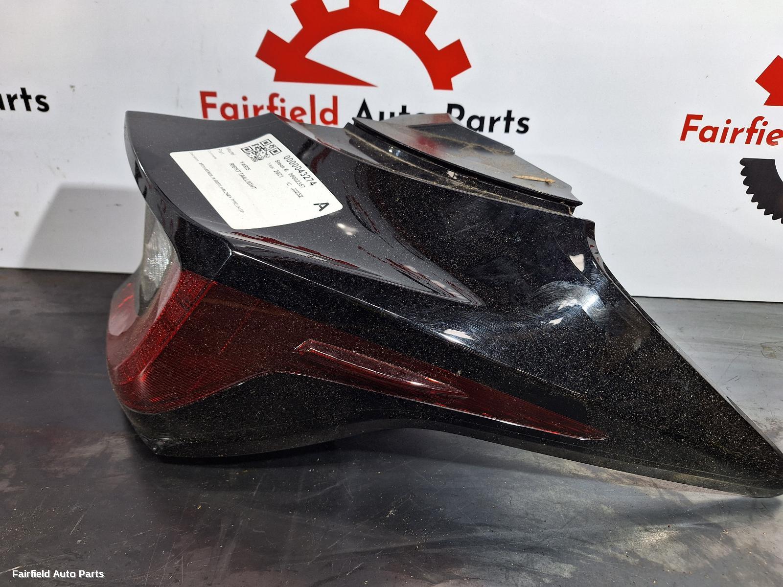 2020-2025 Toyota Yaris Right Taillight