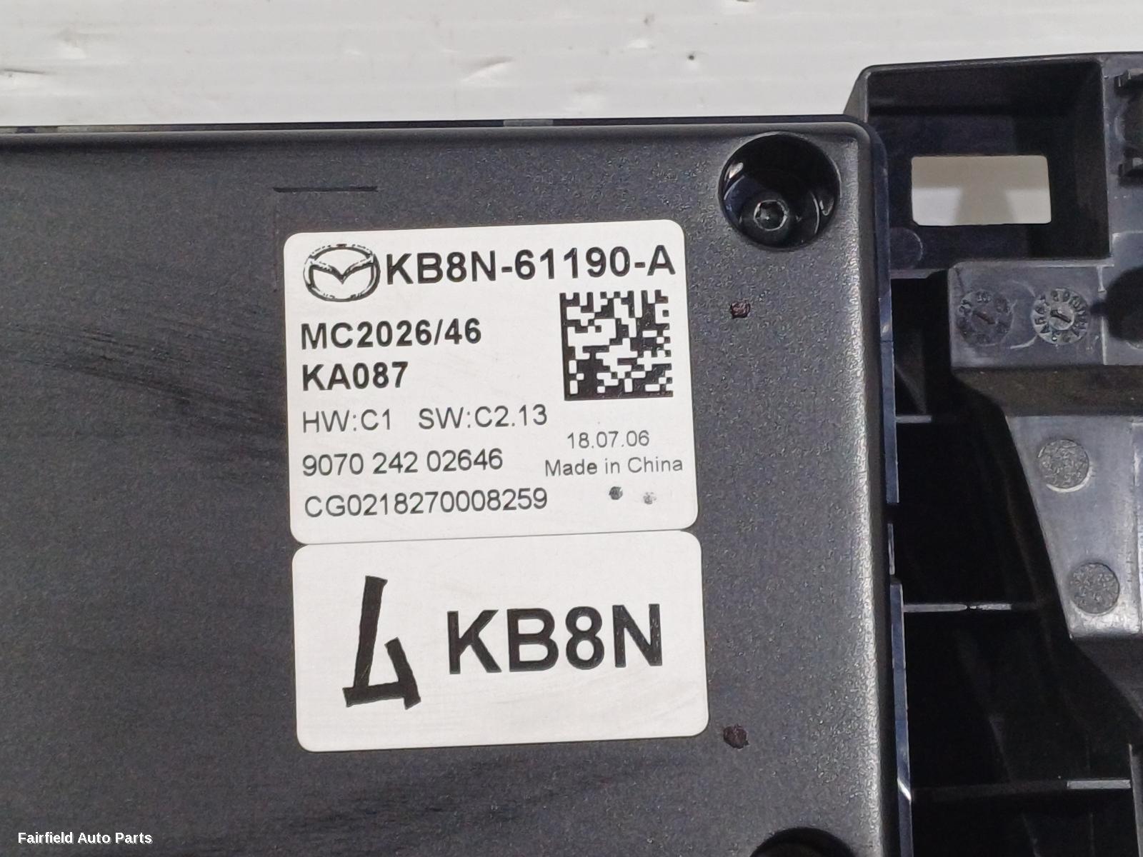 2017-2025 Mazda Cx5 Heater Ac Controls