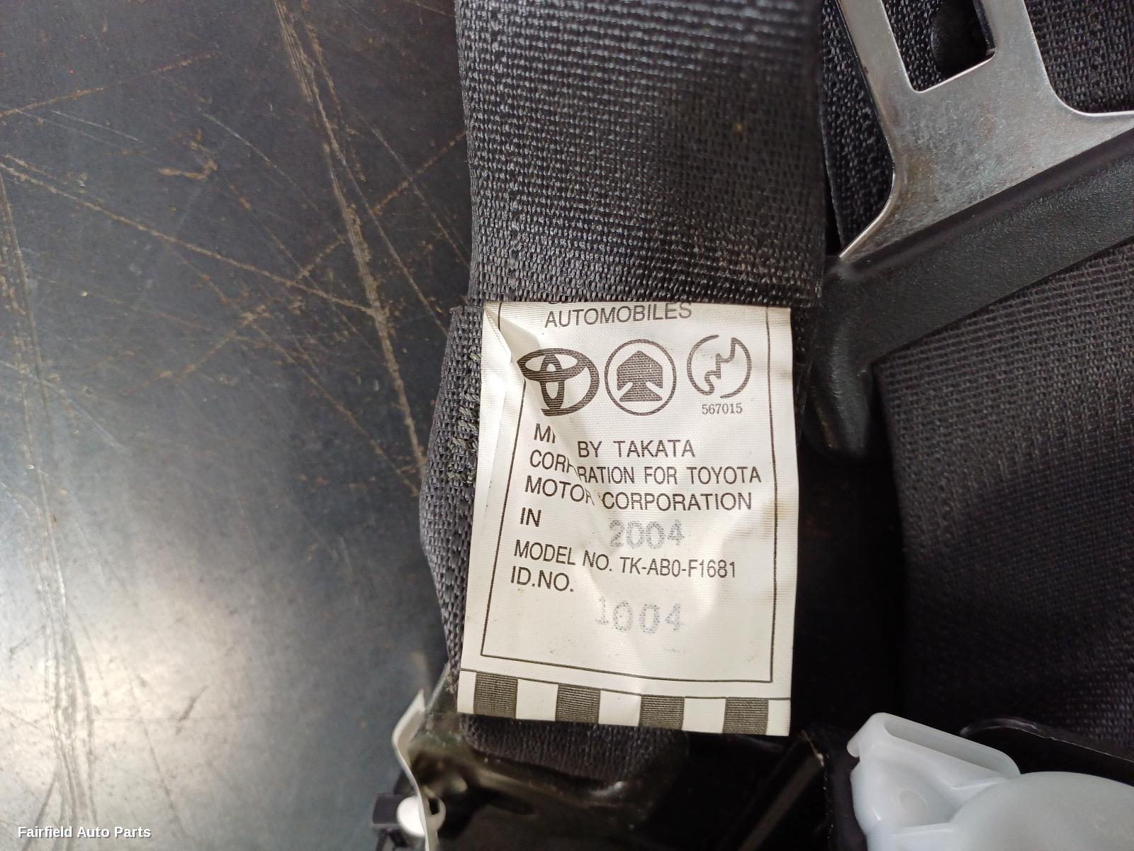 2001-2007 Toyota Corolla Seatbelt Stalk