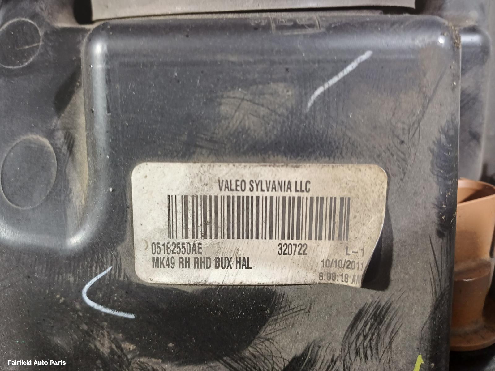 2011-2013 Jeep Compass Right Headlamp