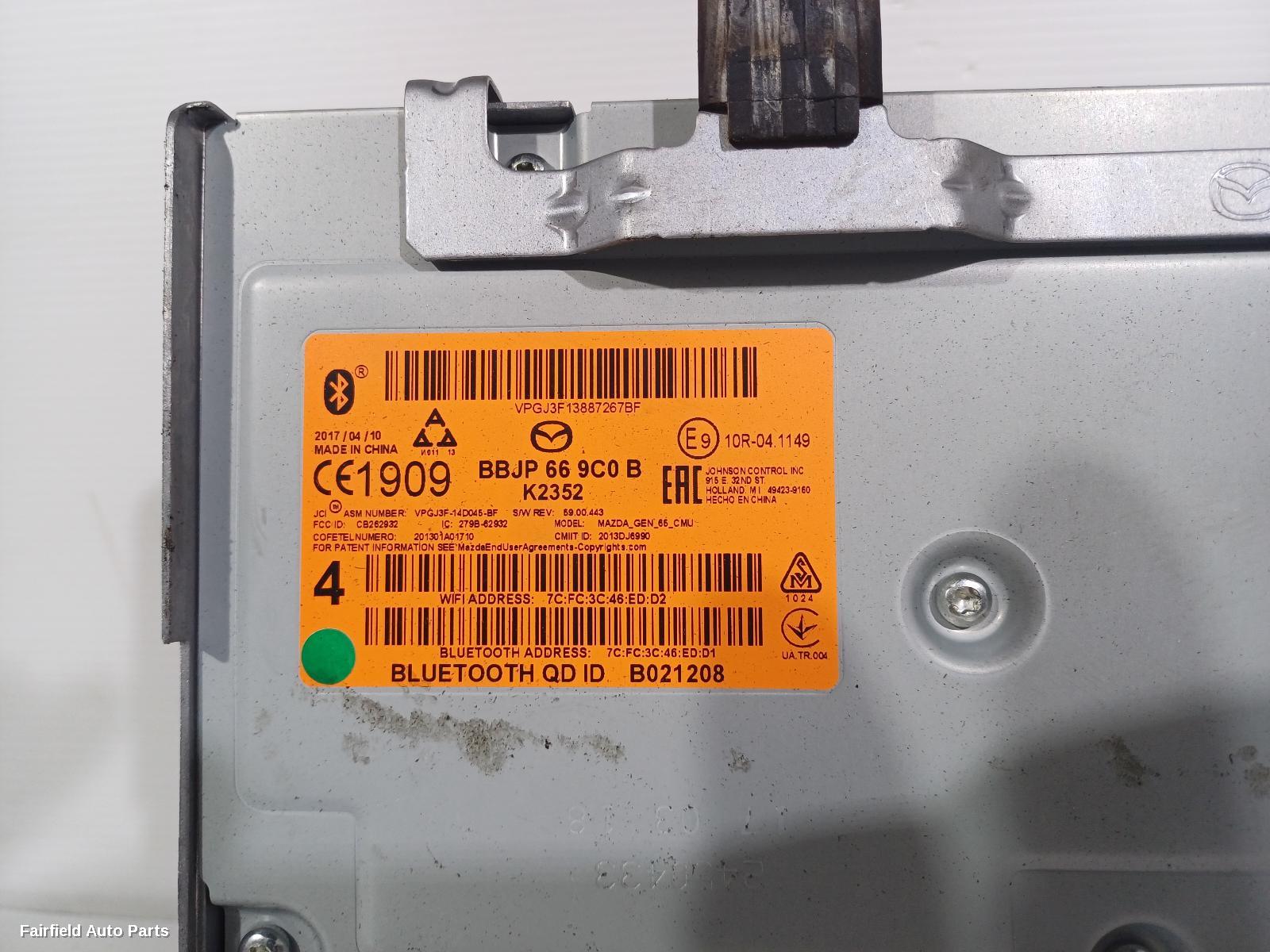 2015-2022 Mazda Cx3 Radio Cd Dvd Sat Tv