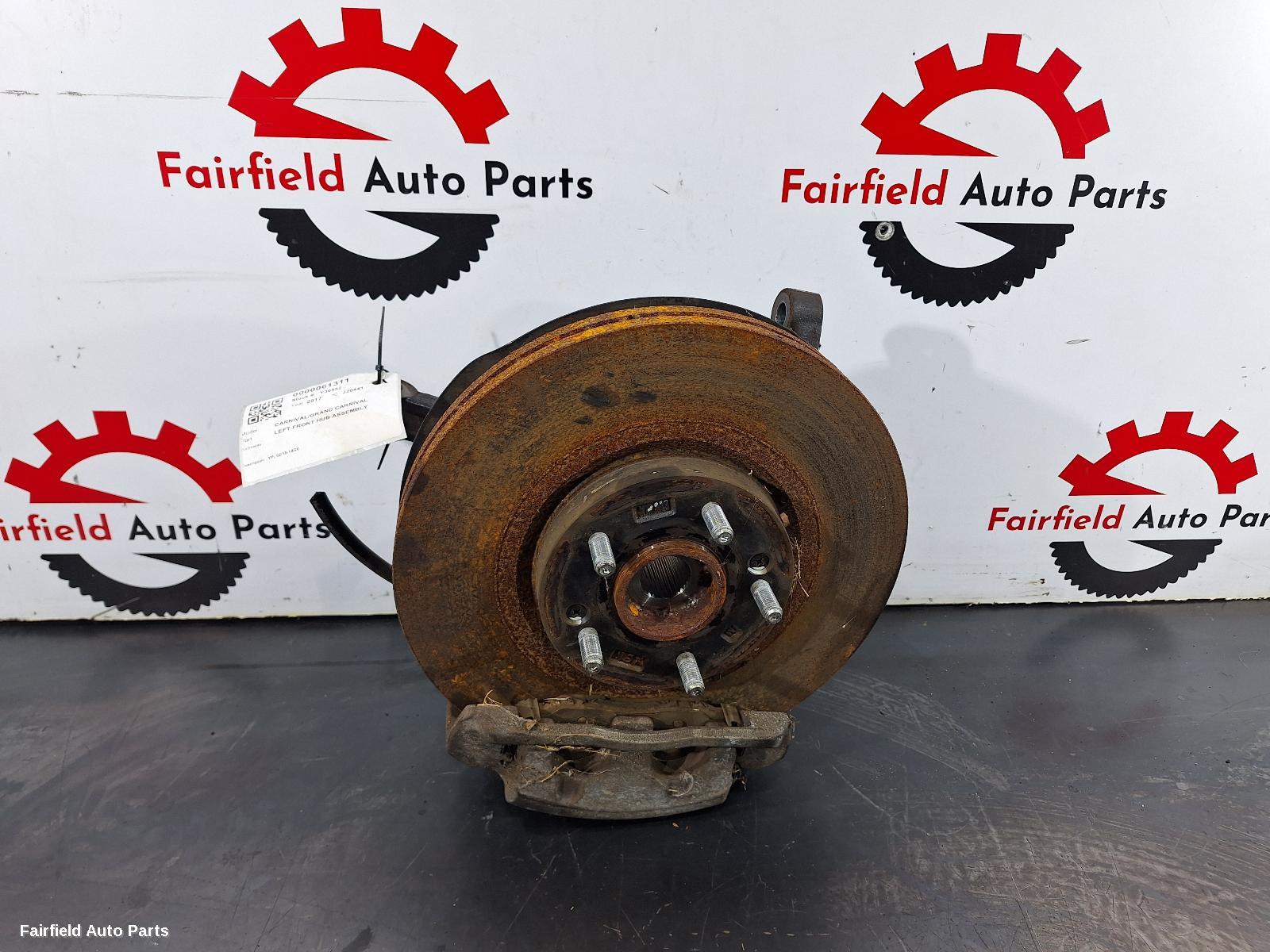 2015-2020 Kia Carnival/grand Carnival Left Front Hub Assembly