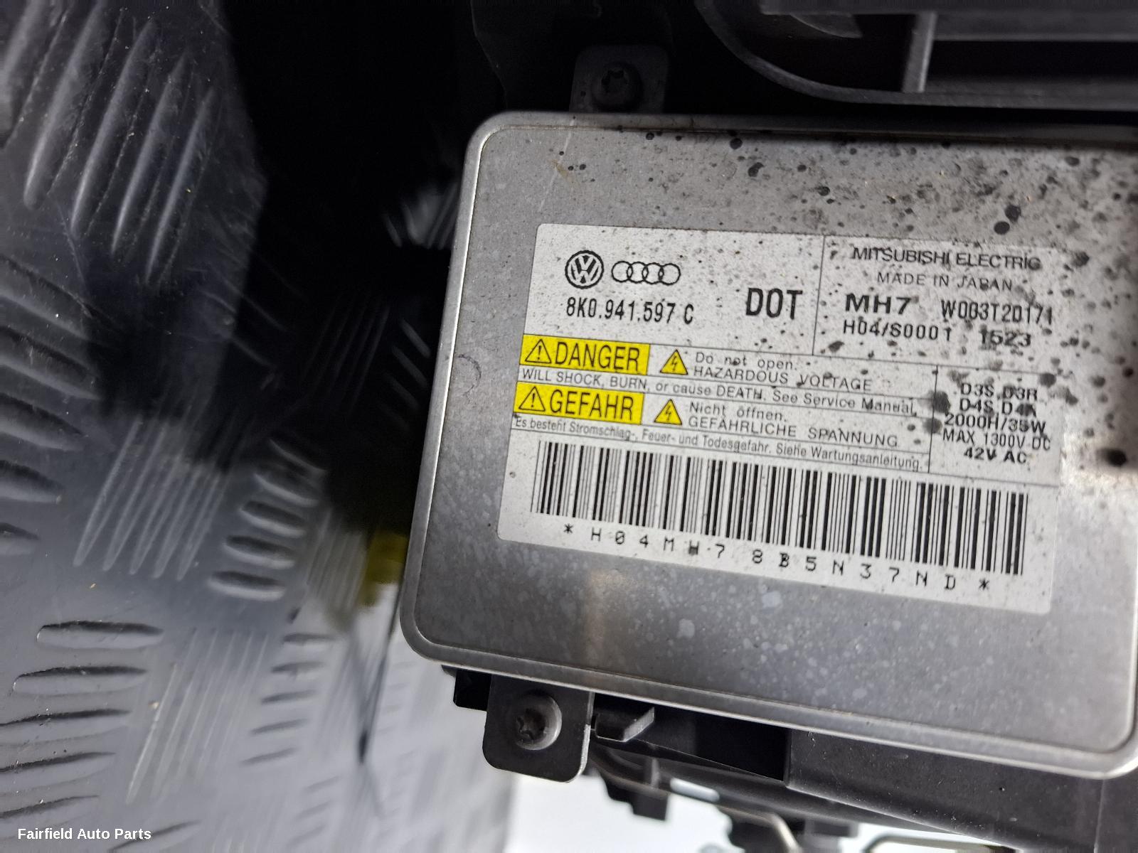 2008-2012 Audi Q5 Left Headlamp