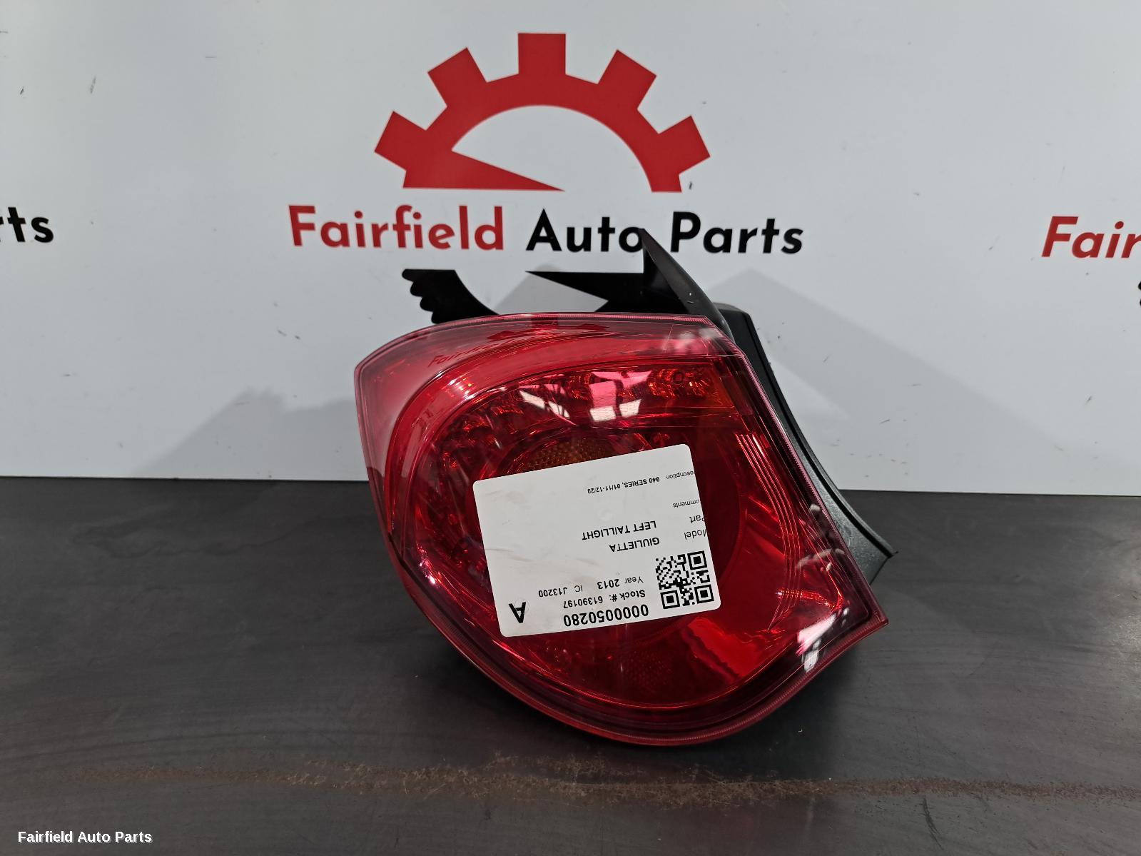 2011-2020 Alfa Romeo Giulietta Left Taillight