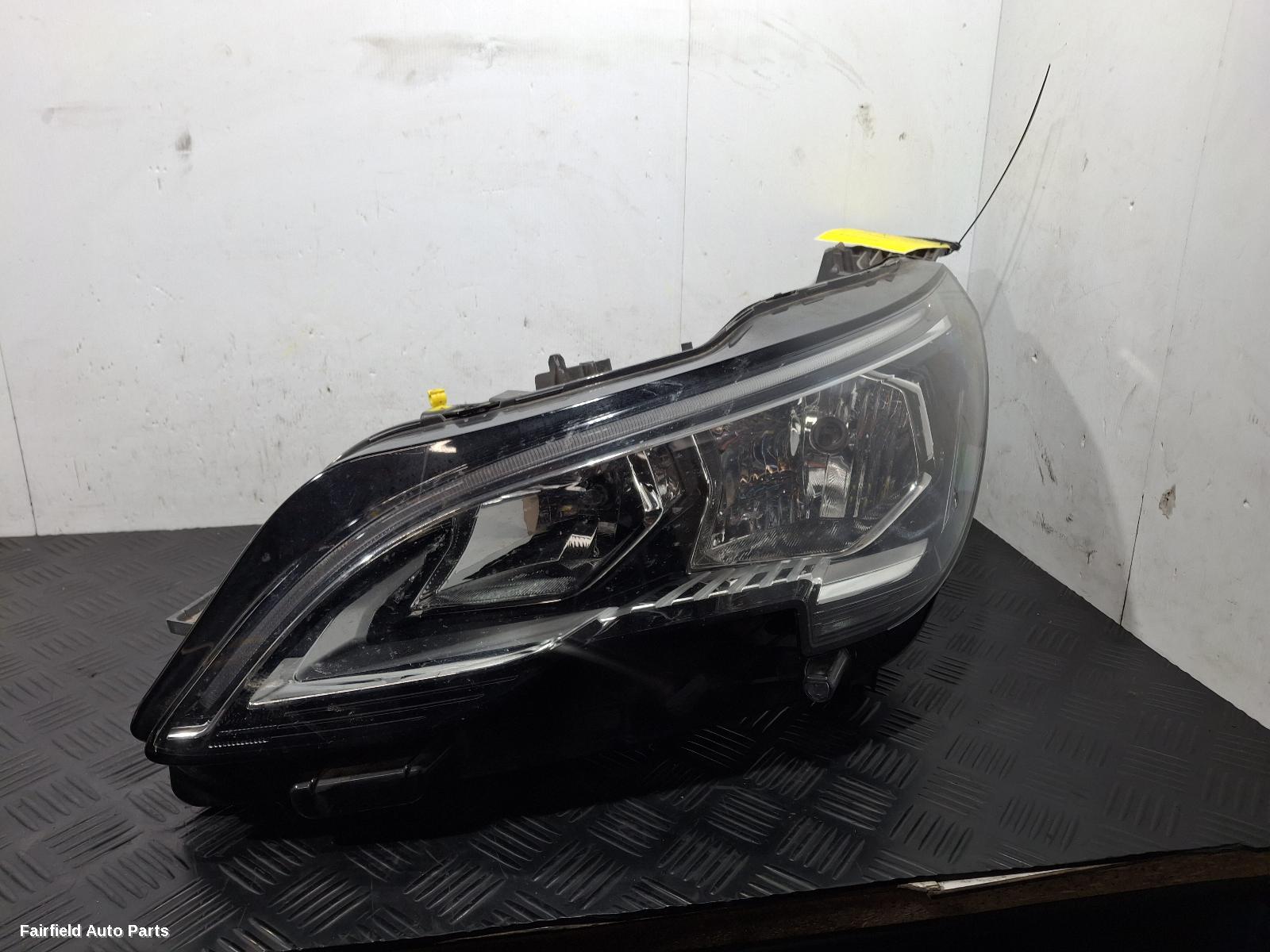 2016-2020 Peugeot 3008 Left Headlamp