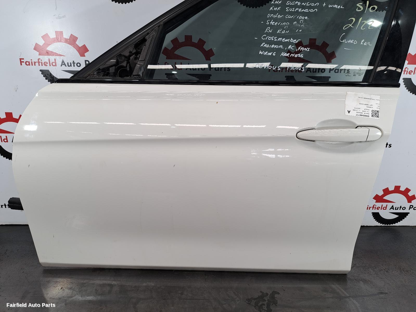 2011-2019 Bmw 3 Series Left Front Door