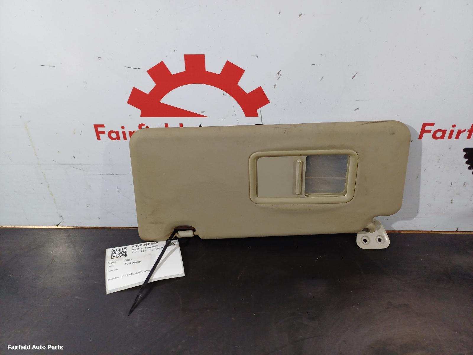 2004-2013 Nissan Tiida Sunvisor
