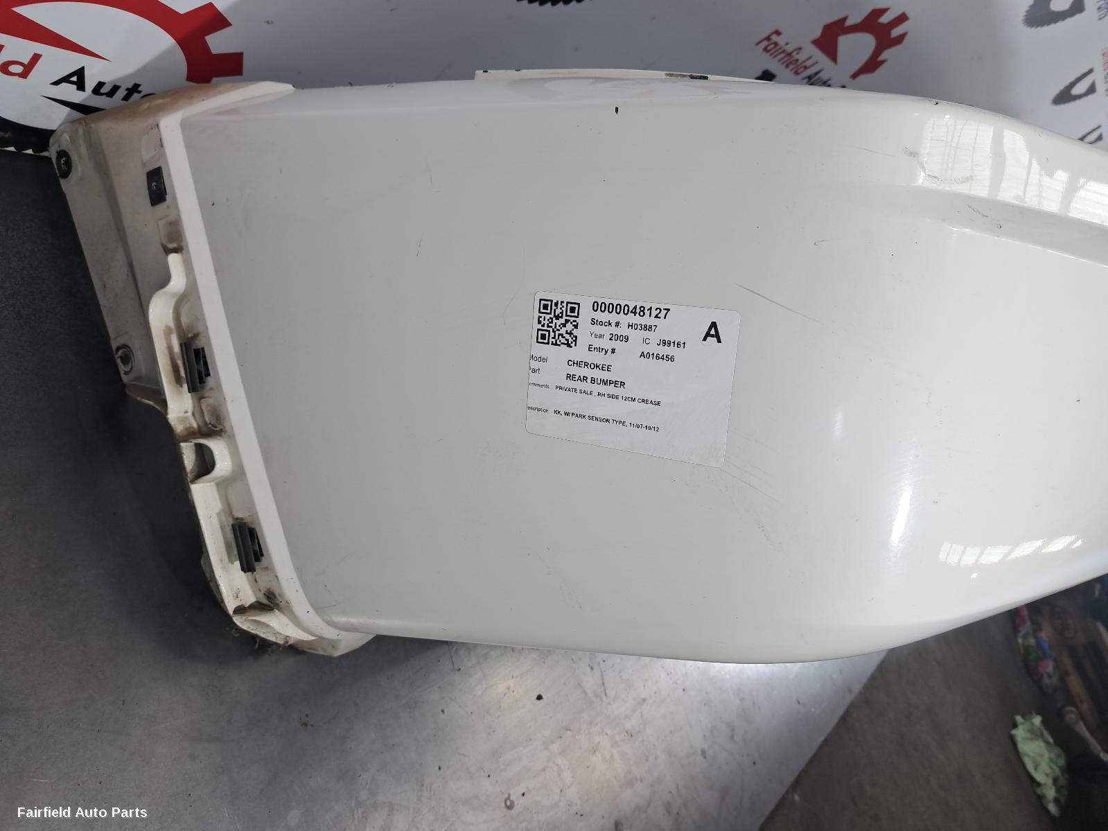 2008-2012 Jeep Cherokee Rear Bumper