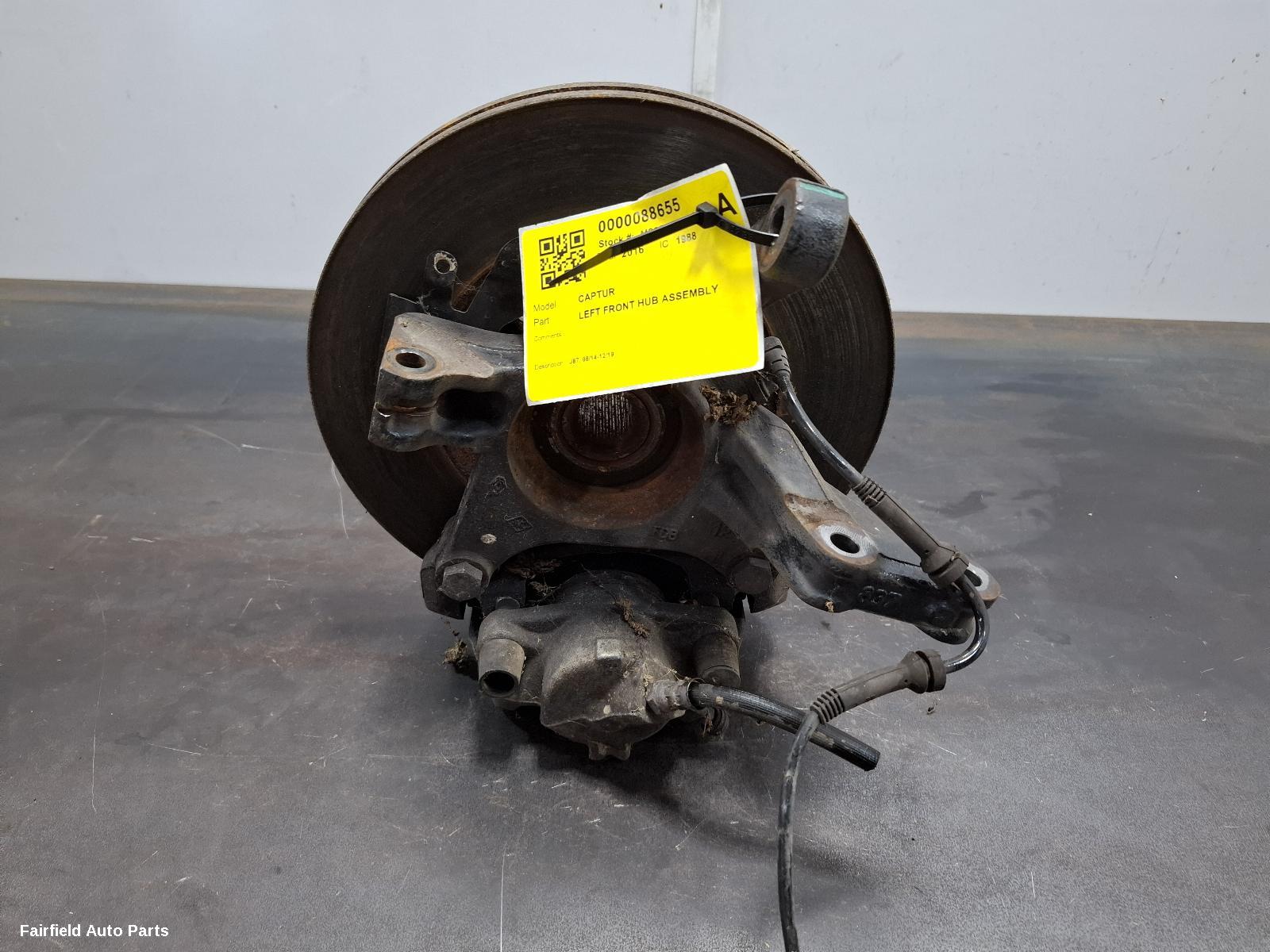 2014-2019 Renault Captur Left Front Hub Assembly