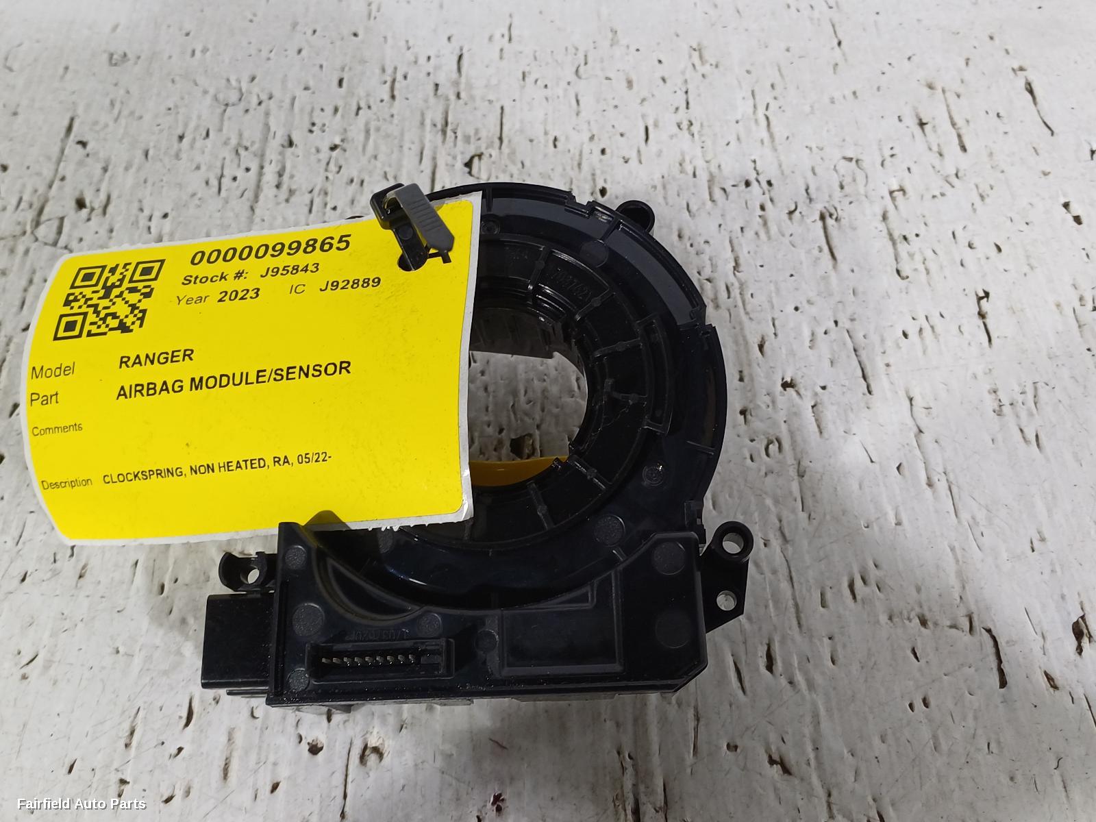 2022-2026 Ford Ranger Airbag Module Sensor