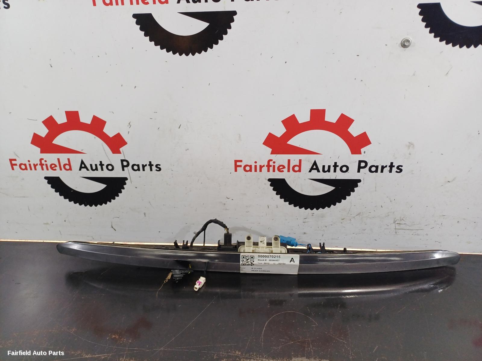2011-2015 Mercedes B Class Rear Garnish