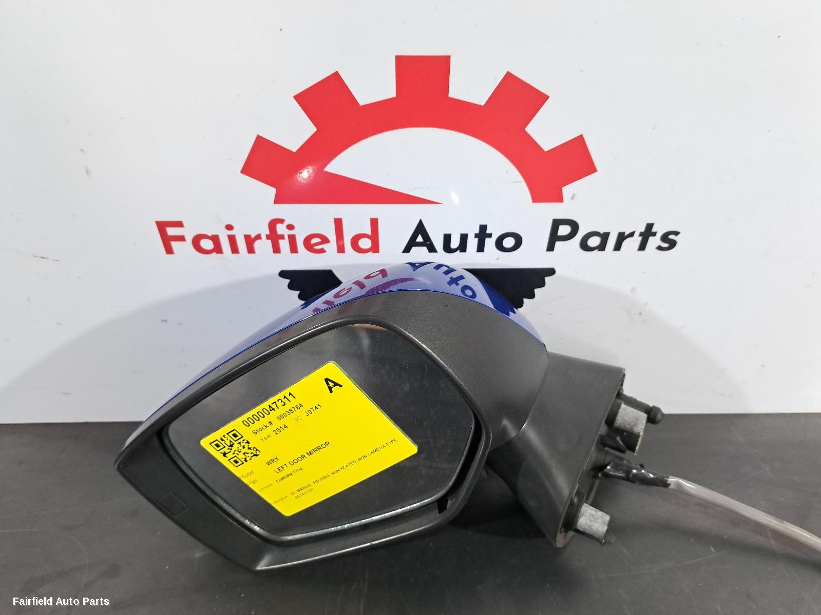 2014-2017 Subaru Wrx Left Door Mirror