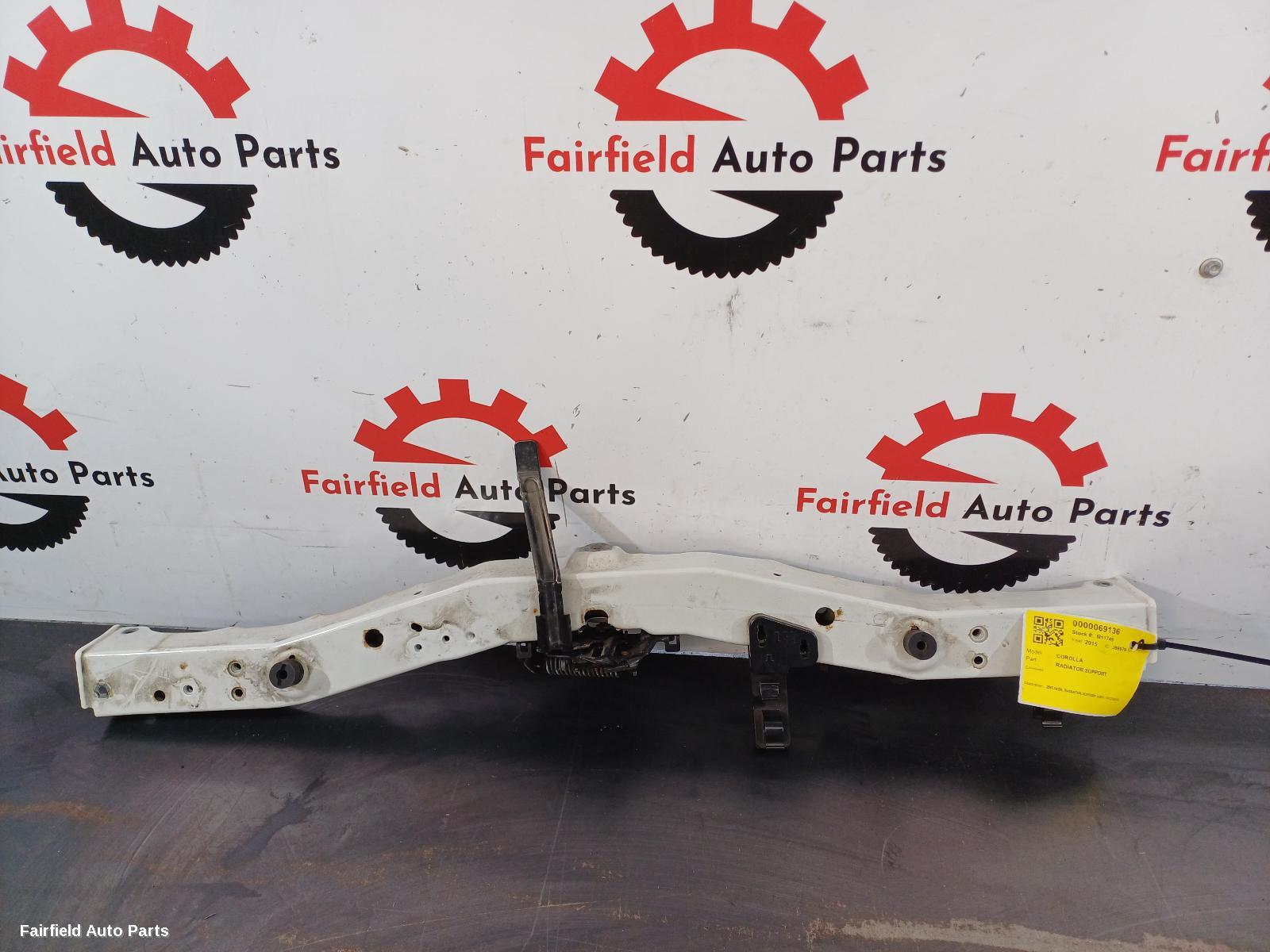 2012-2018 Toyota Corolla Radiator Support