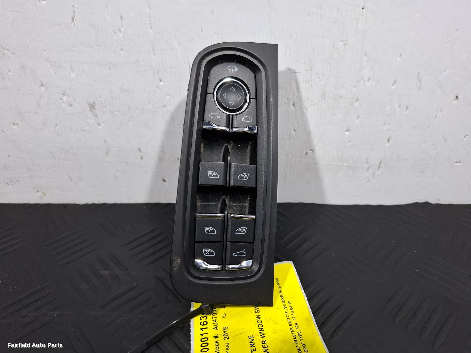 2010-2018 Porsche Cayenne Pwr Dr Wind Switch