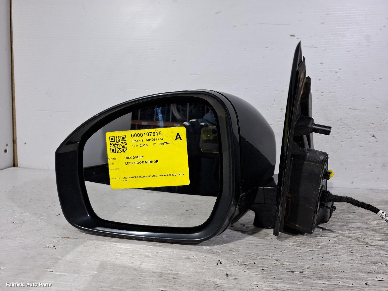2016-2020 Land Rover Discovery Left Door Mirror