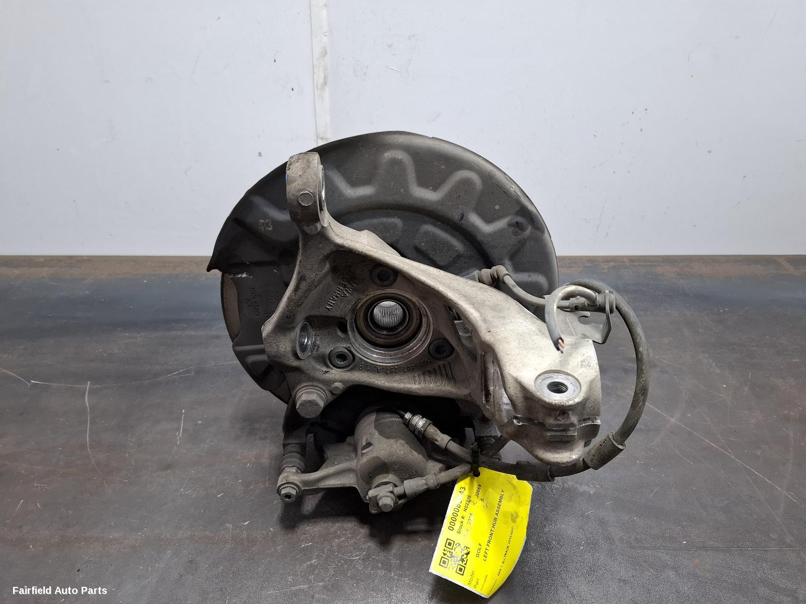 2015-2017 Volkswagen Golf Left Front Hub Assembly