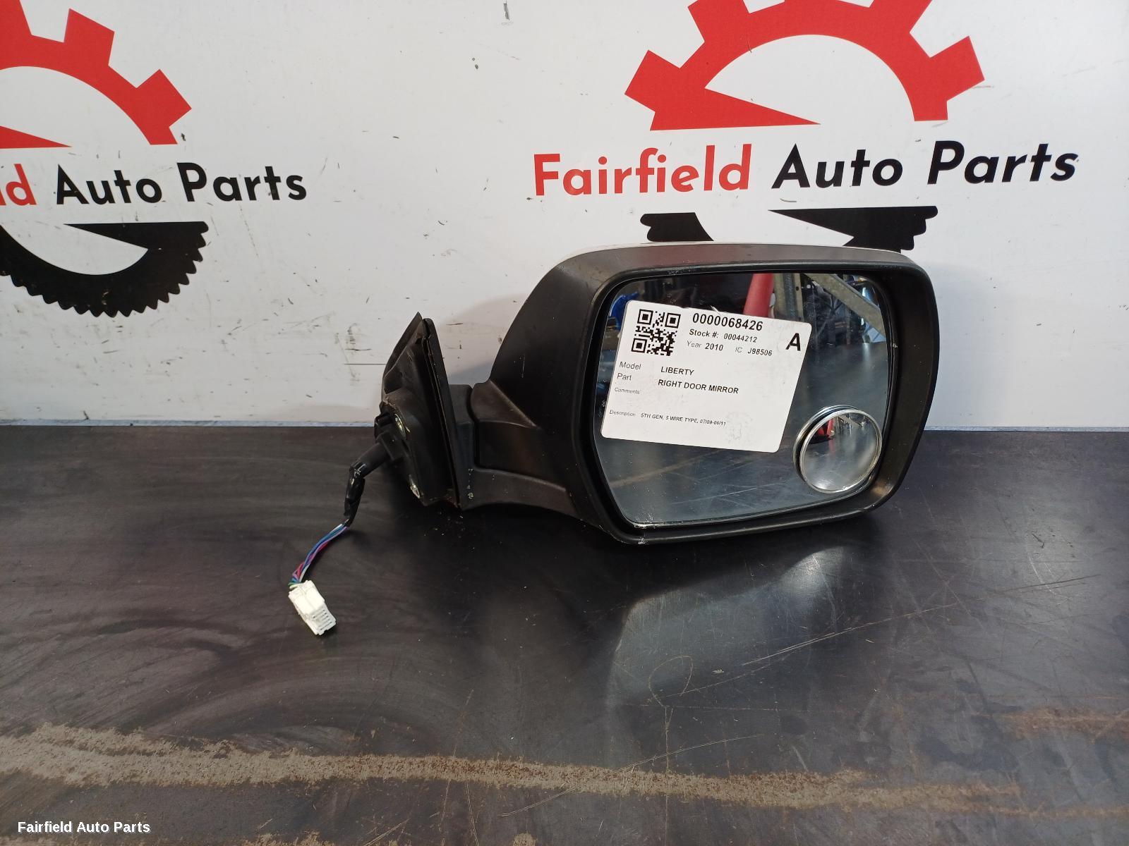 2009-2011 Subaru Liberty Right Door Mirror