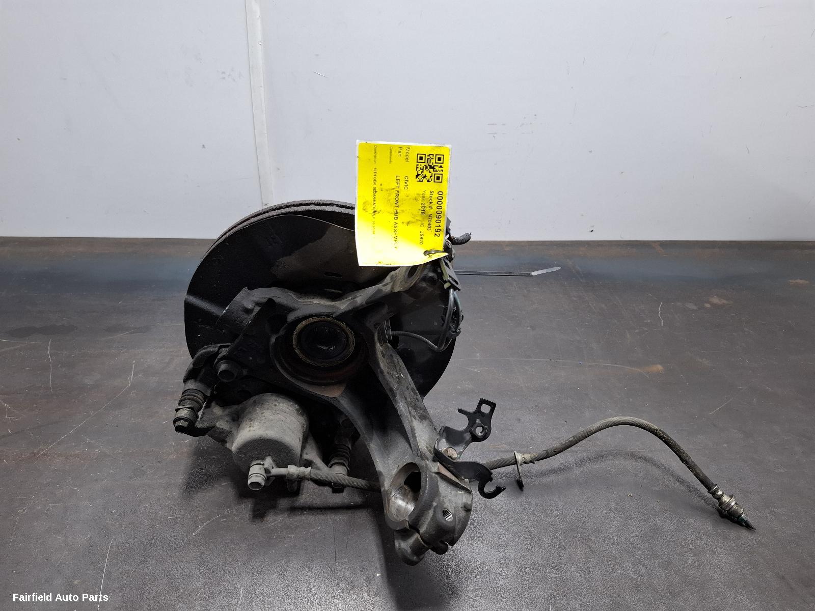 2016-2021 Honda Civic Left Front Hub Assembly