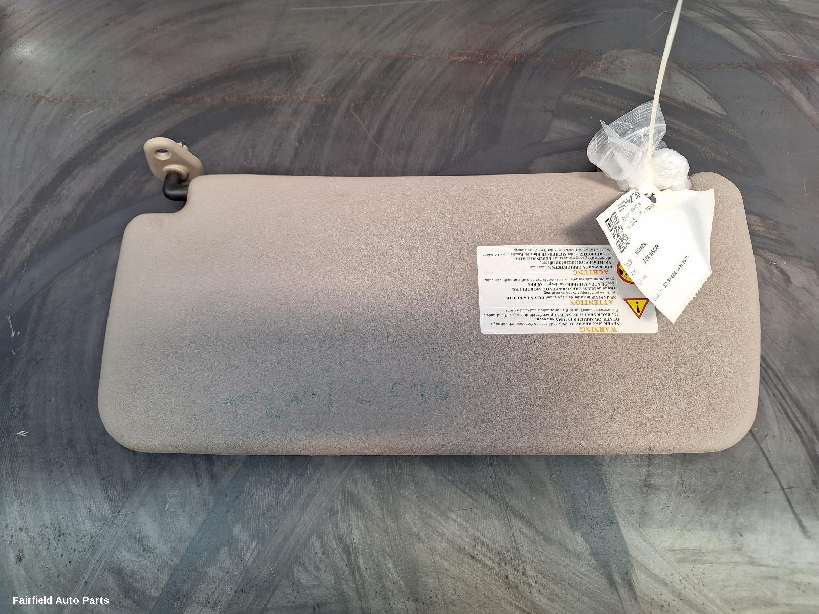 1997-2015 Nissan Navara Sunvisor