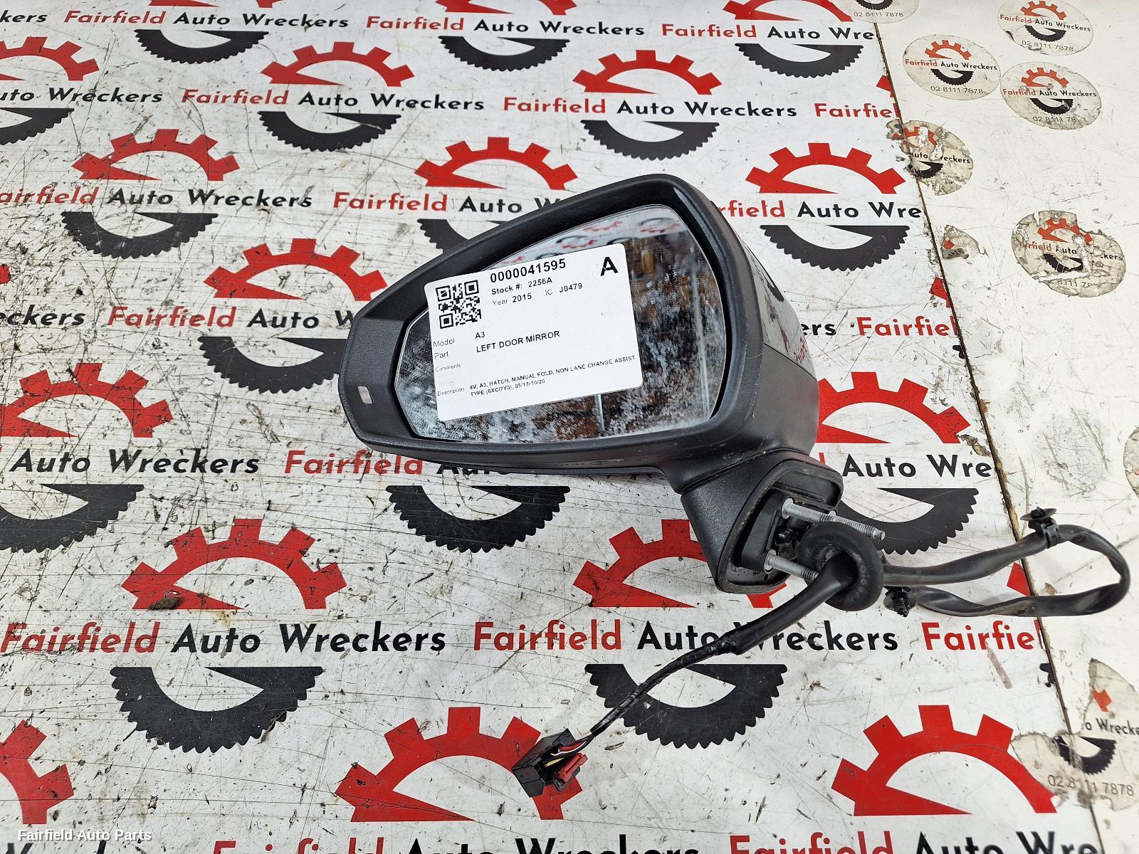 2013-2020 Audi A3 Left Door Mirror