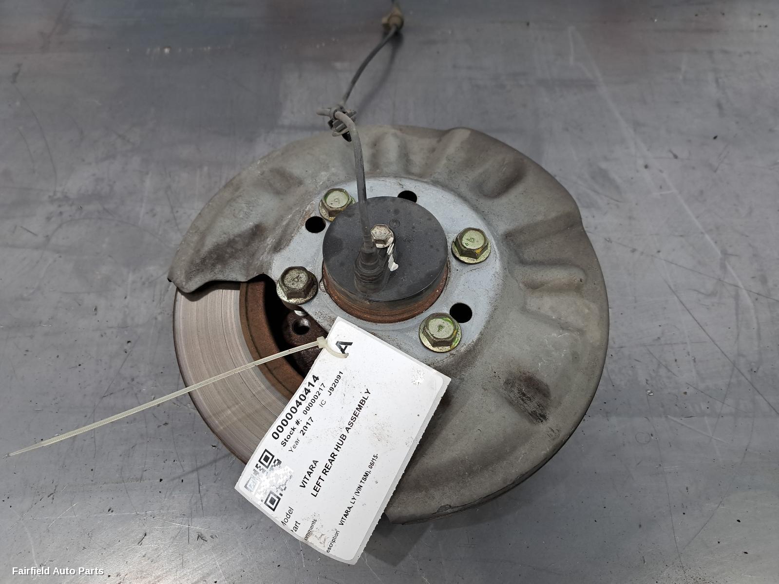 2015-2026 Suzuki Vitara Left Rear Hub Assembly