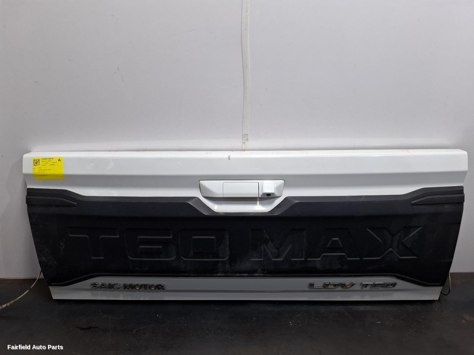 2021-2025 Ldv T60 Bootlid Tailgate