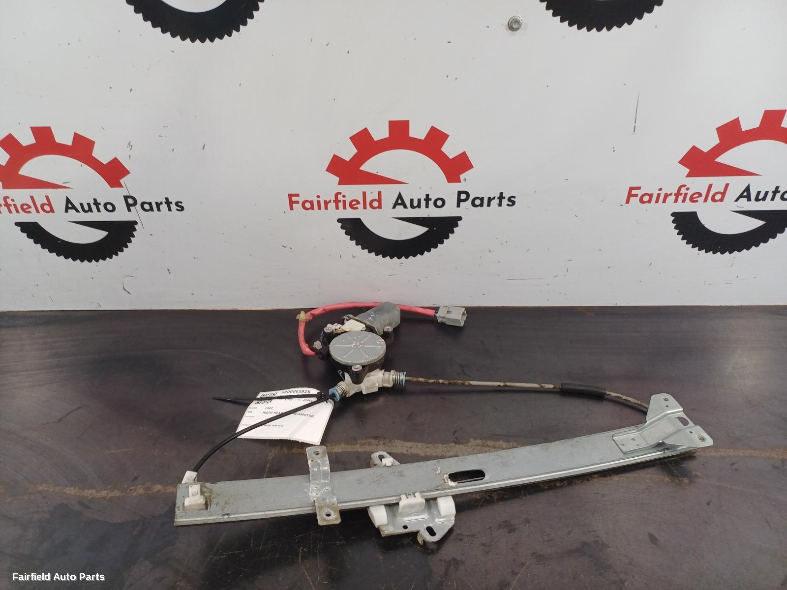2004-2008 Honda Jazz Right Rear Wnd Reg Motor