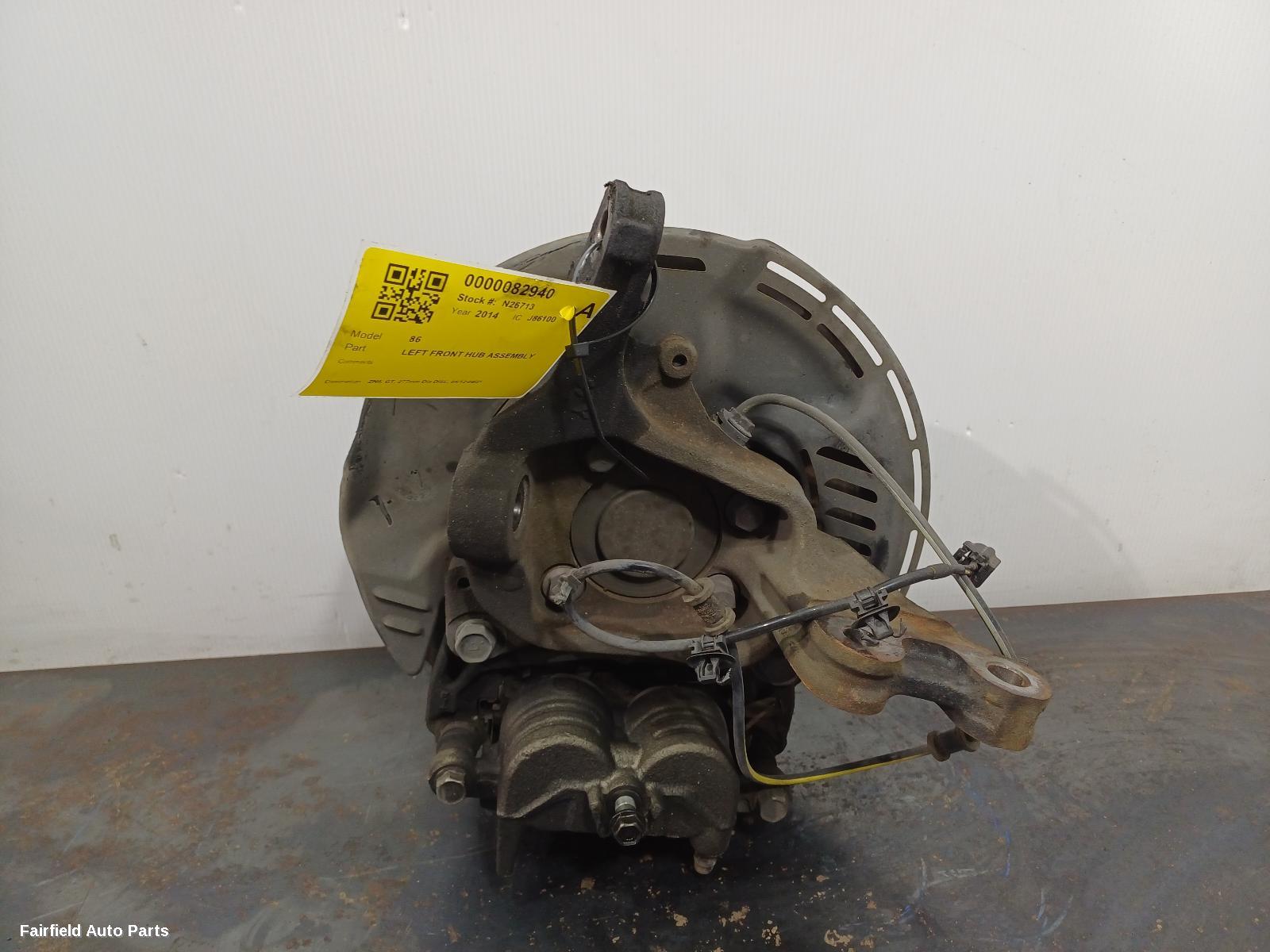 2012-2021 Toyota 86 Left Front Hub Assembly