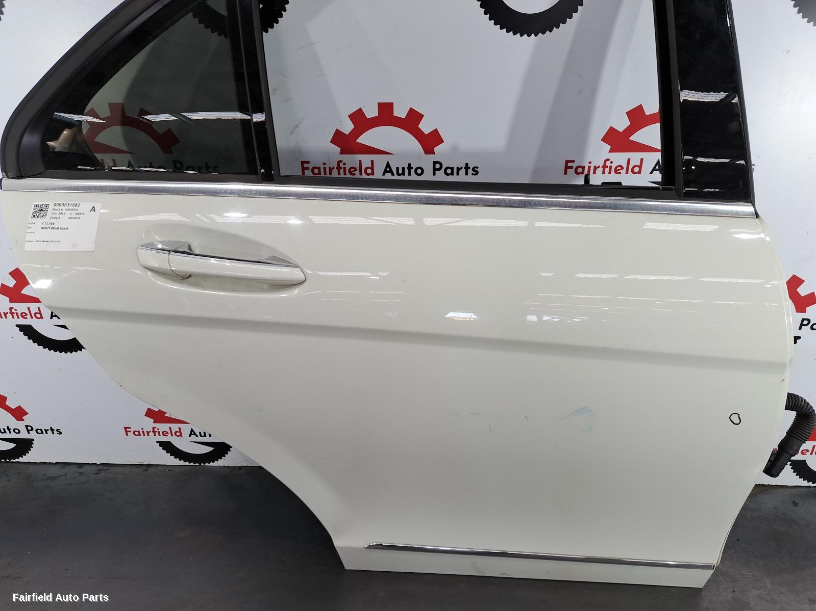 2007-2014 Mercedes C Class Right Rear Door Sliding