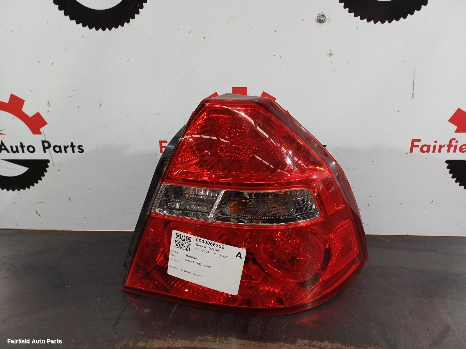 2005-2012 Holden Barina Right Taillight