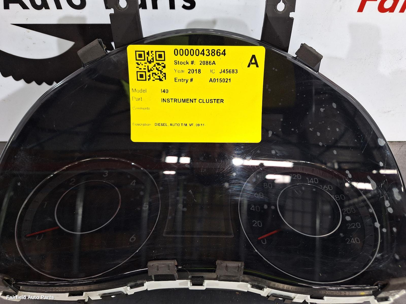 2011-2019 Hyundai I40 Instrument Cluster