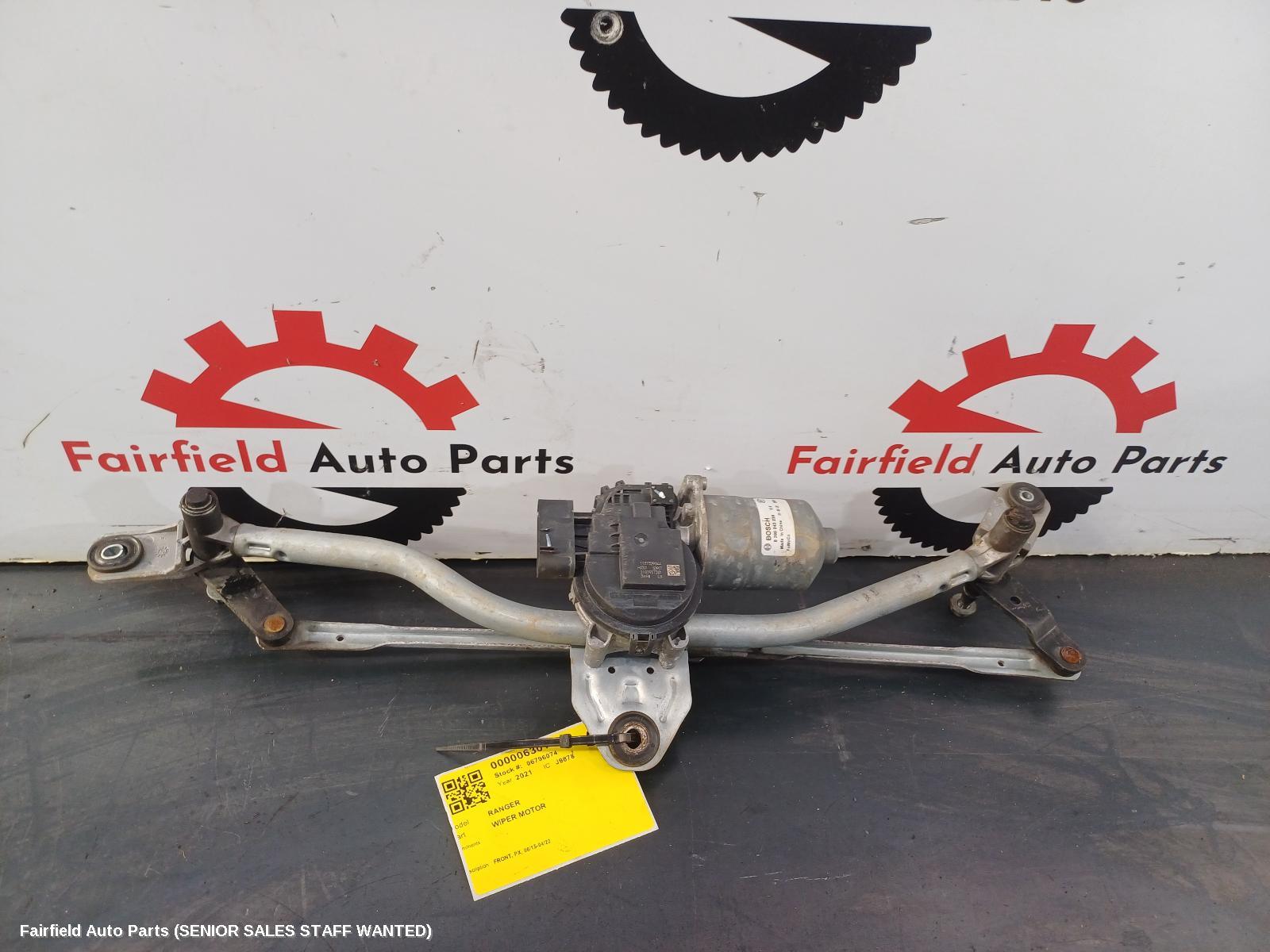 2015-2022 Ford Ranger Wiper Motor