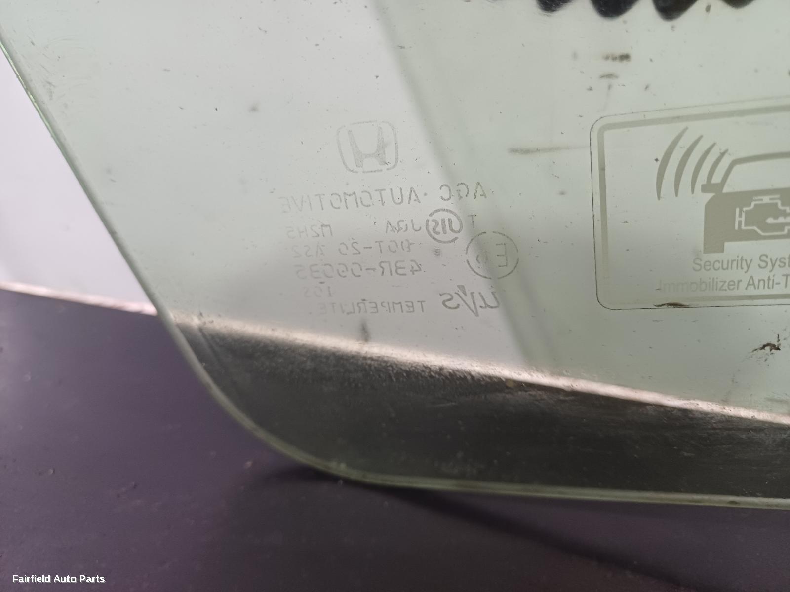 2014-2022 Honda Odyssey Right Front Door Window