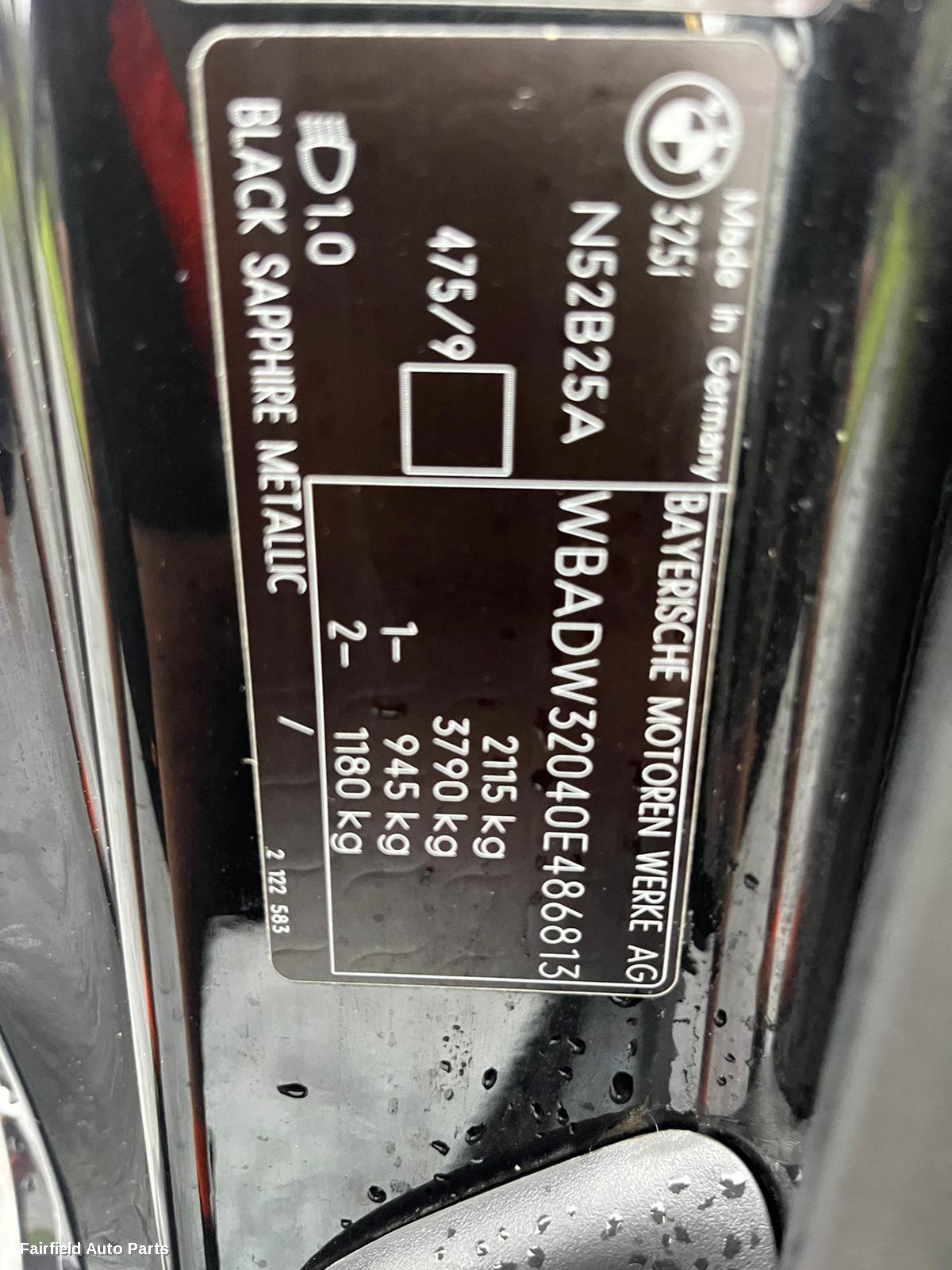 2005-2012 Bmw 3 Series Instrument Cluster