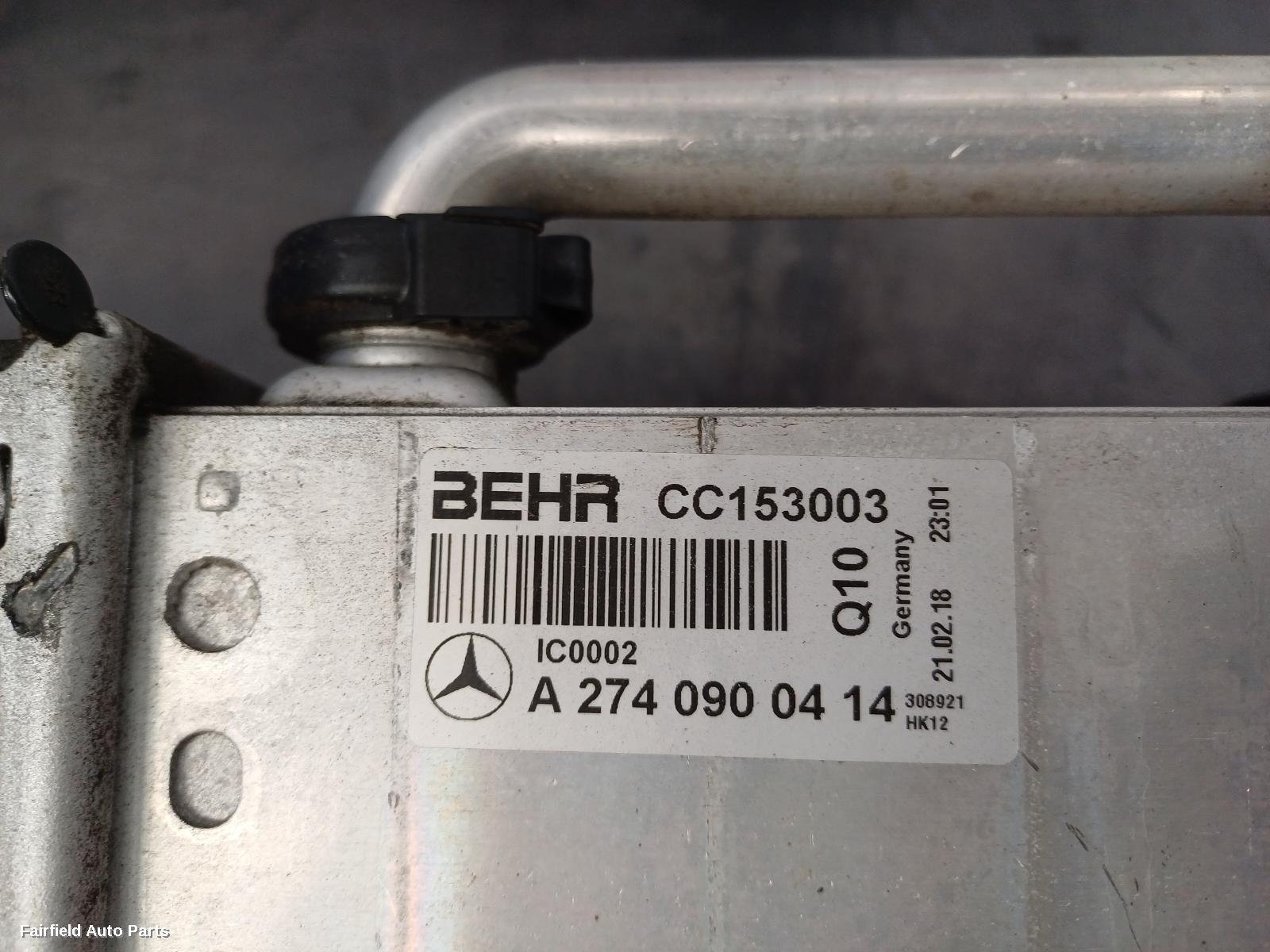 2014-2023 Mercedes C Class Intercooler